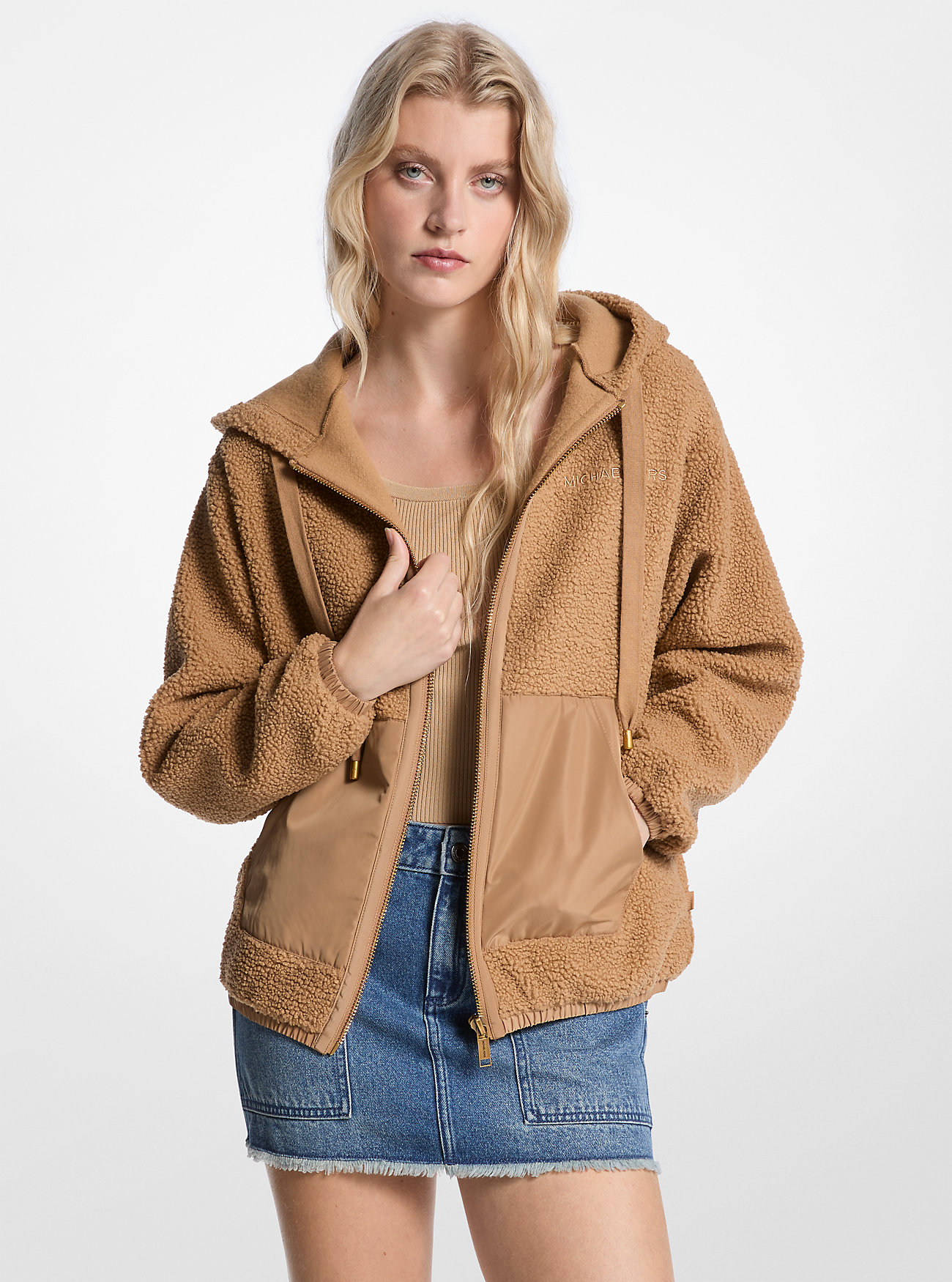 MK Sherpa Hooded Jacket -