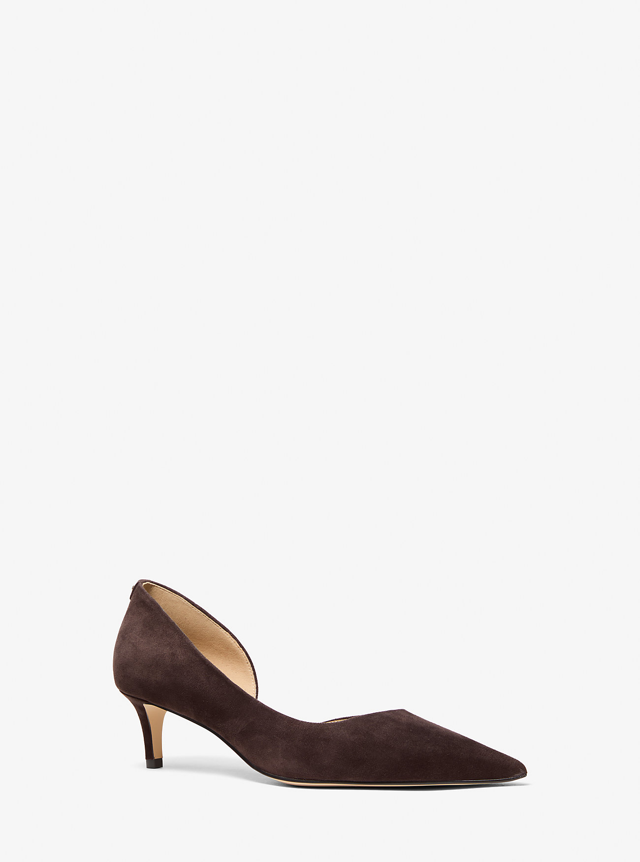 MK Elyse Suede Kitten Pump - by MICHAEL Michael Kors