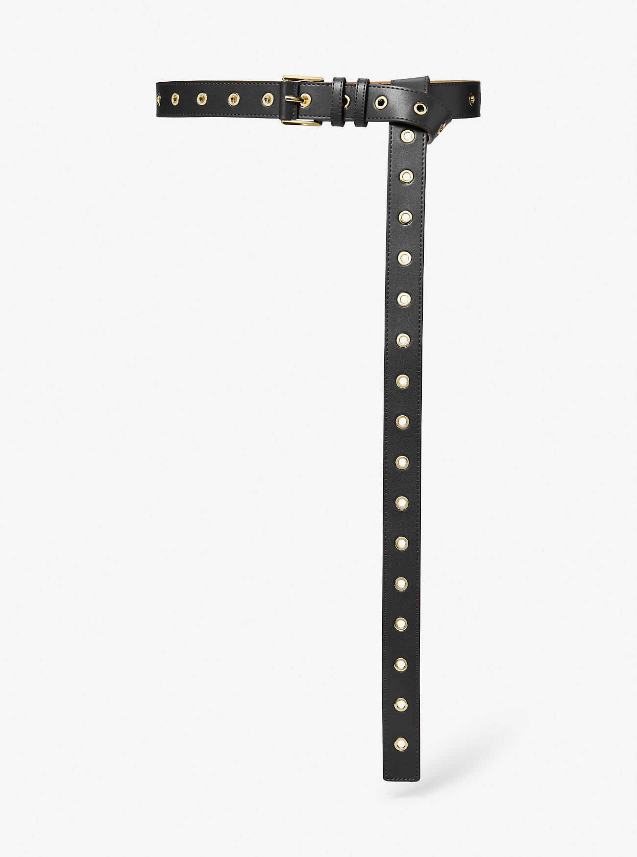 MK Grommeted Leather Belt -