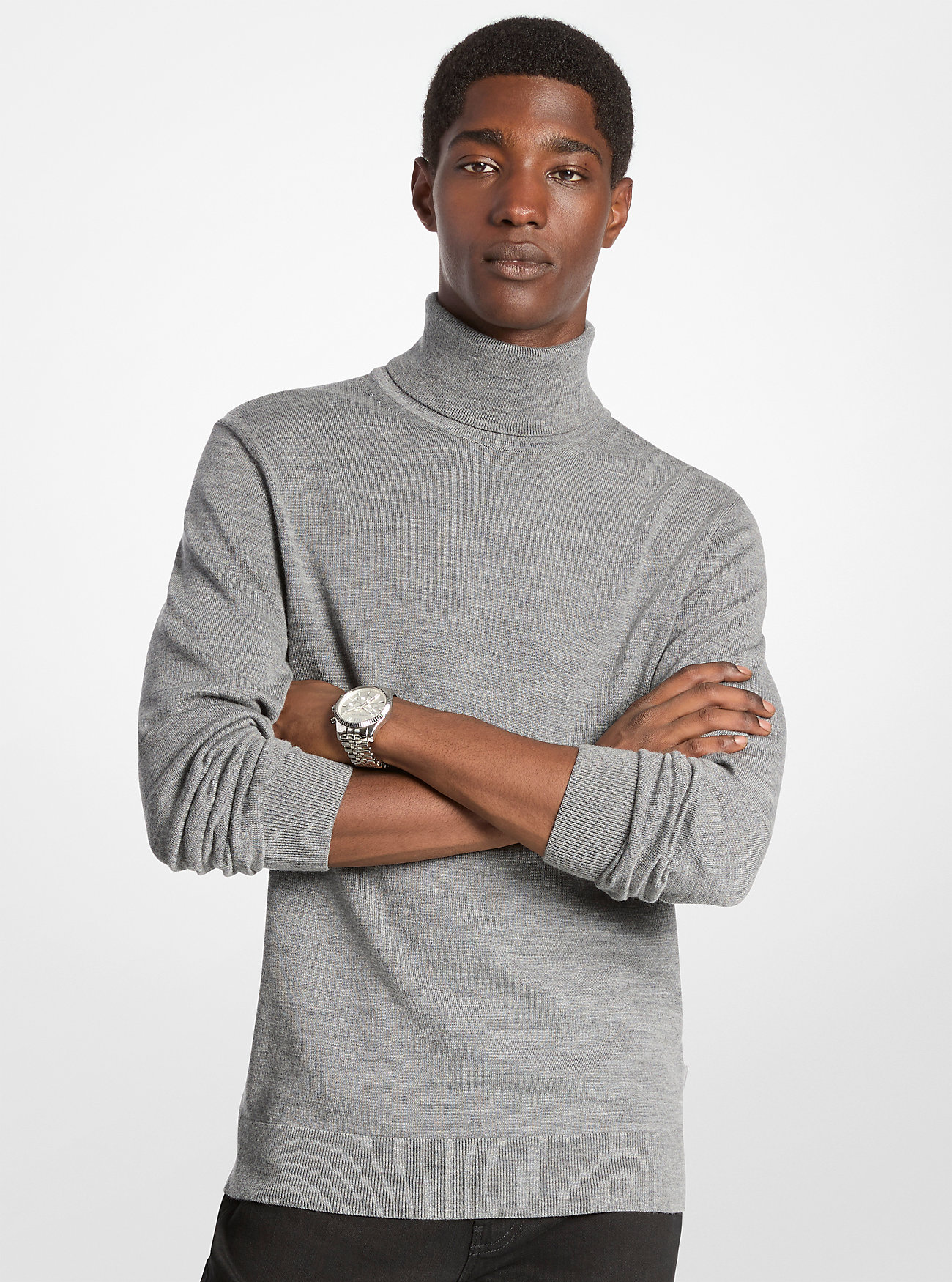 MK Wool Polo neck Jumper -
