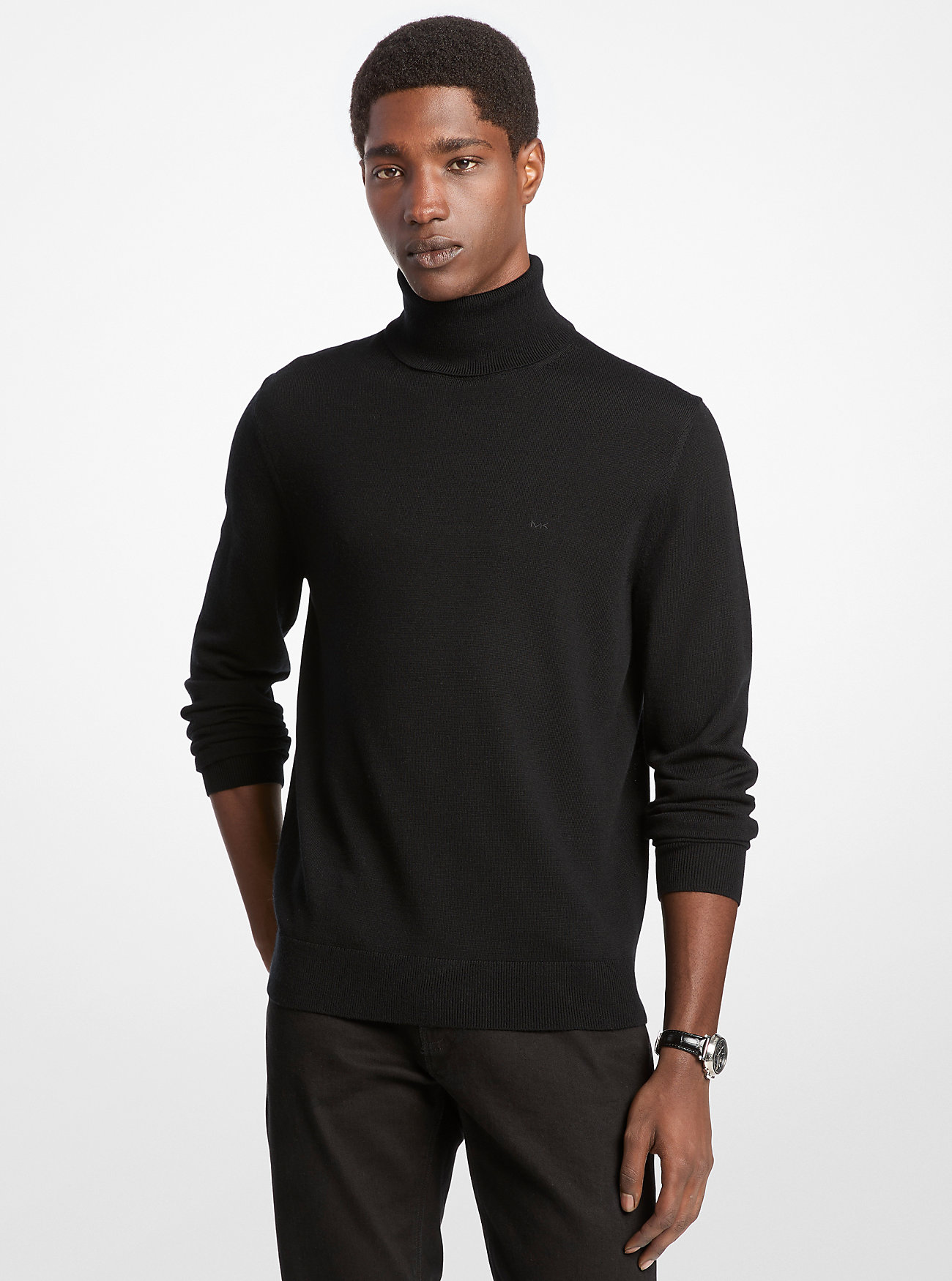 MK Wool Polo neck Jumper -