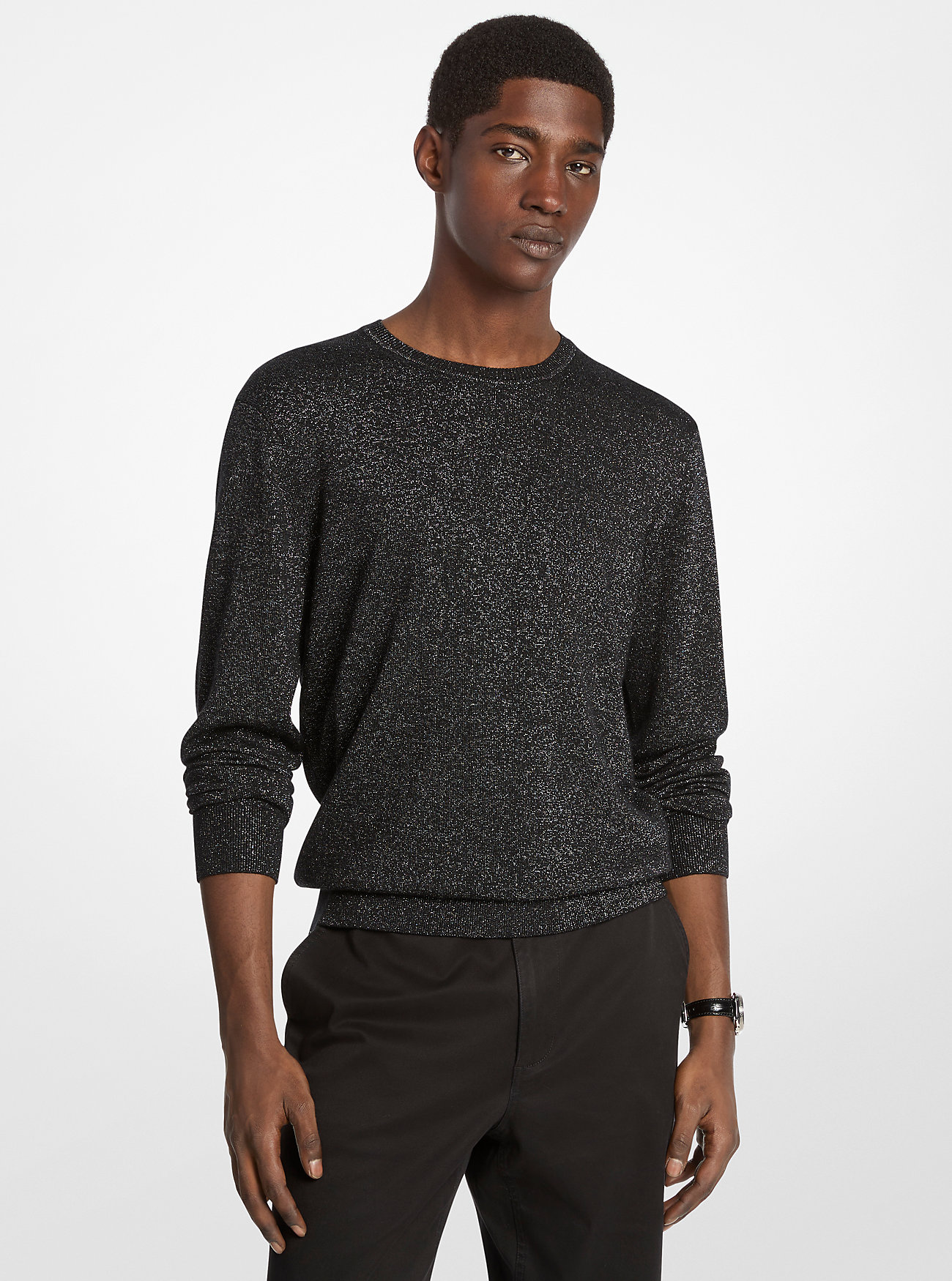 MK Metallic Wool Jumper -