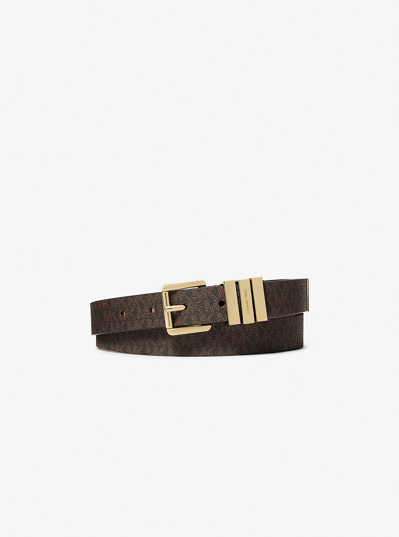 MK Signature Logo Belt - by MICHAEL Michael Kors