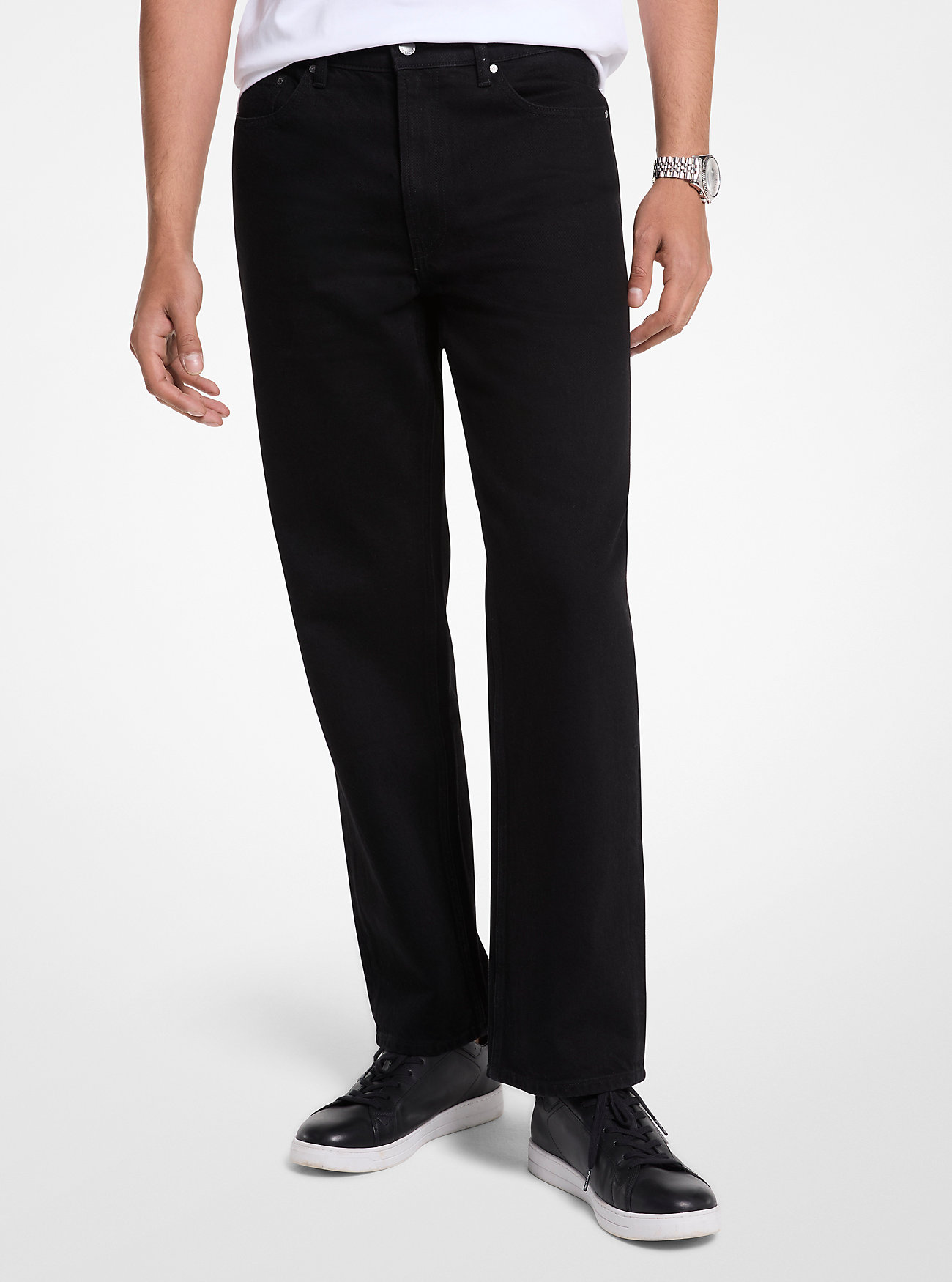 MK Finn Straight-Fit Stretch Denim Jeans -