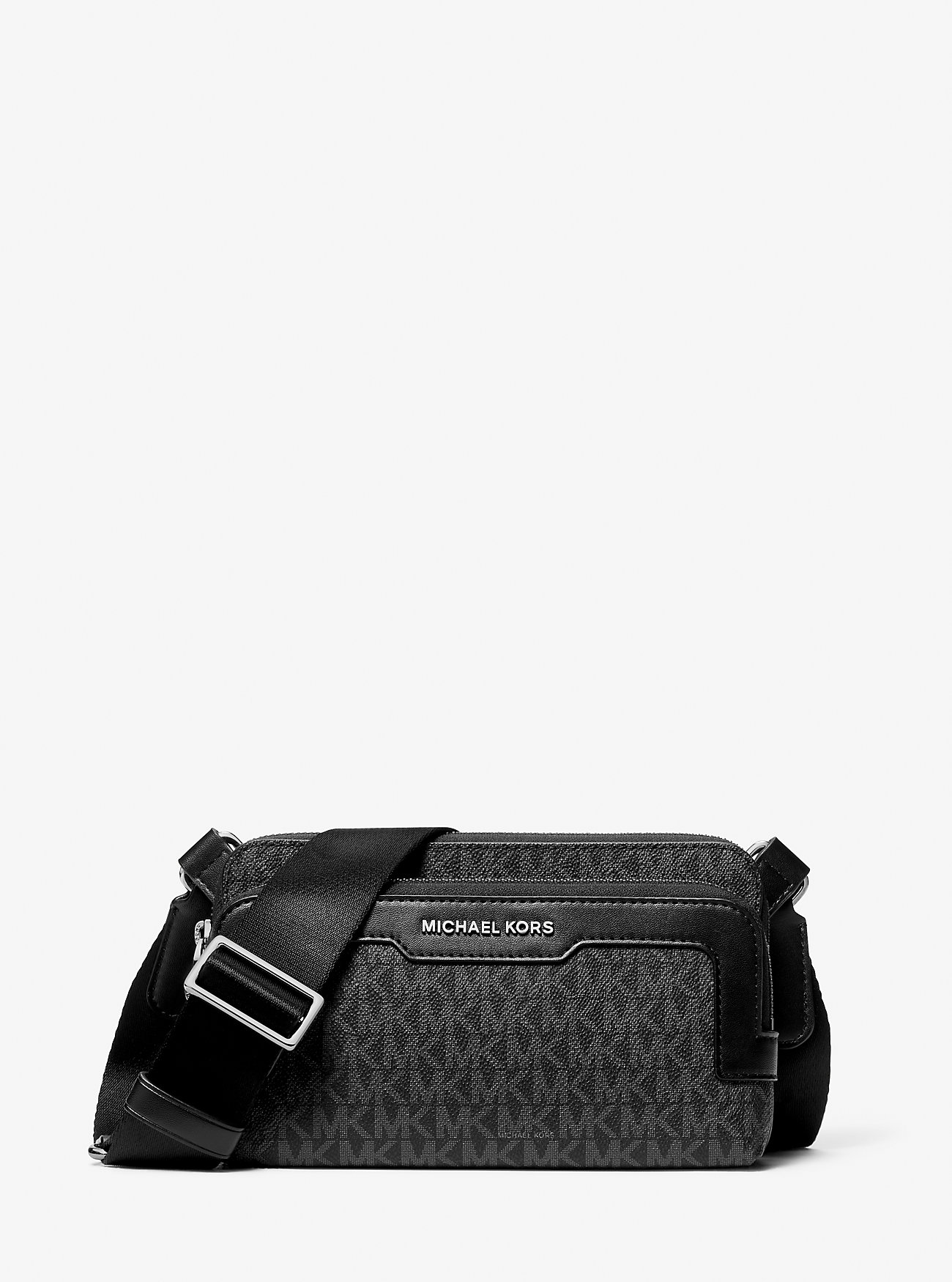 MK Hudson Signature Logo Crossbody Bag -