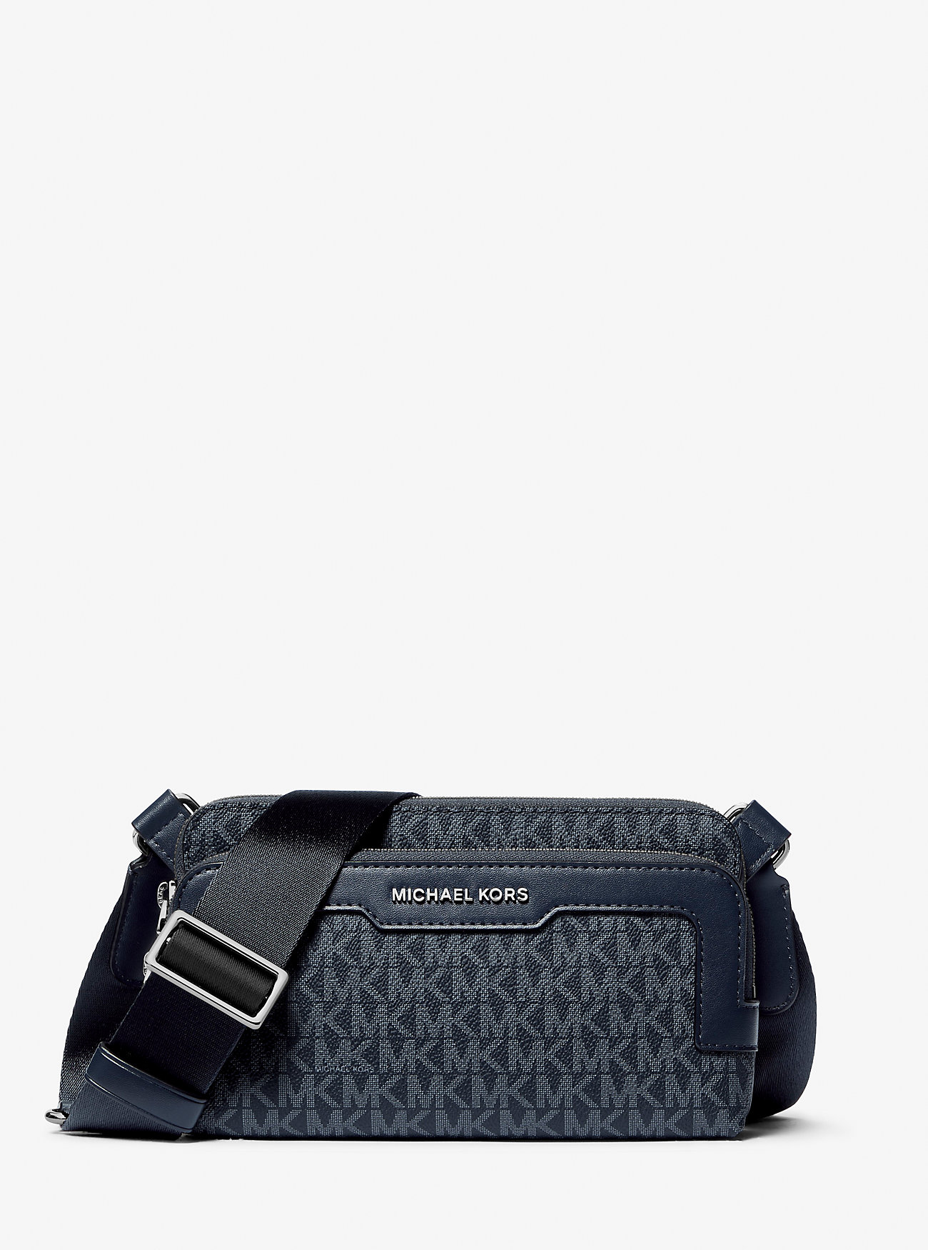 MK Hudson Signature Logo Crossbody Bag -