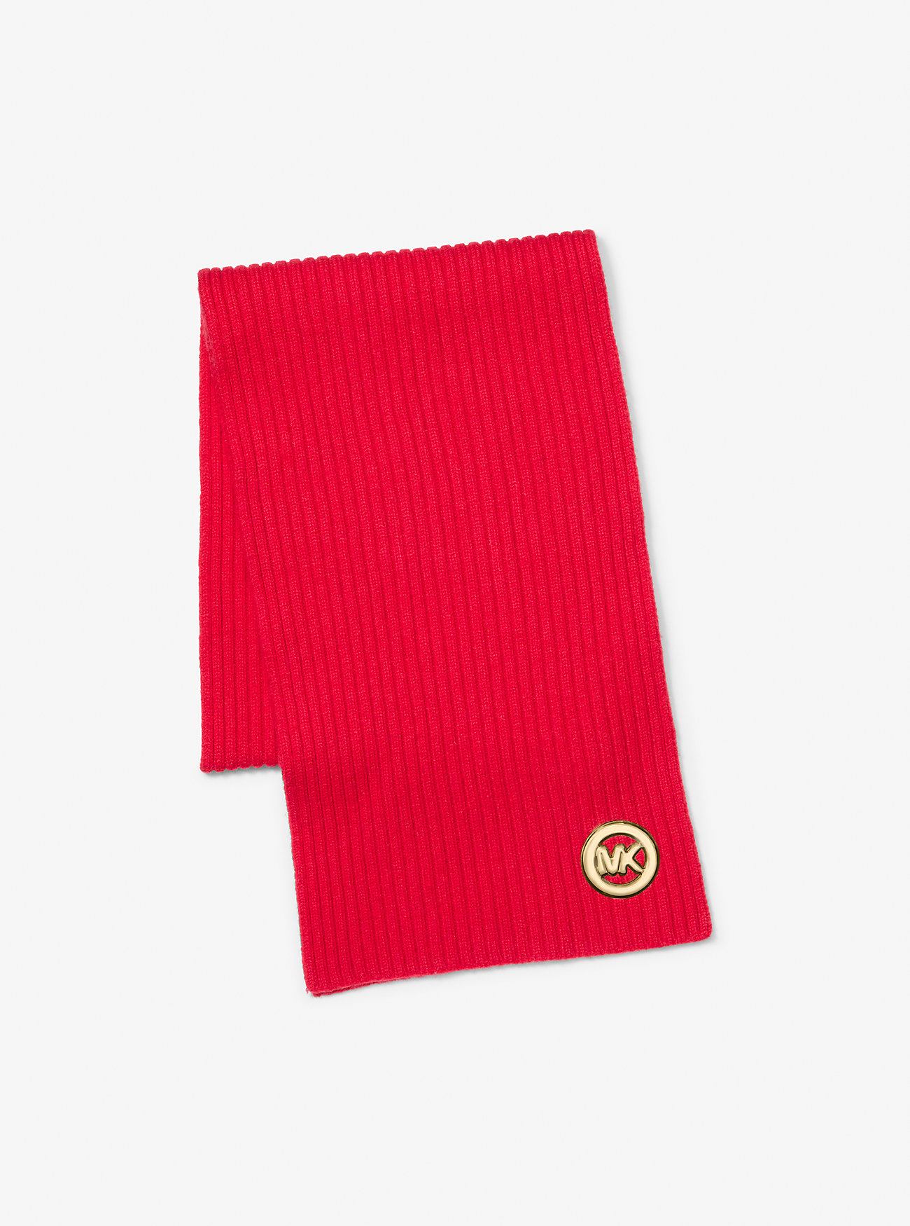 MK Ribbed Wool Scarf - by MICHAEL Michael Kors