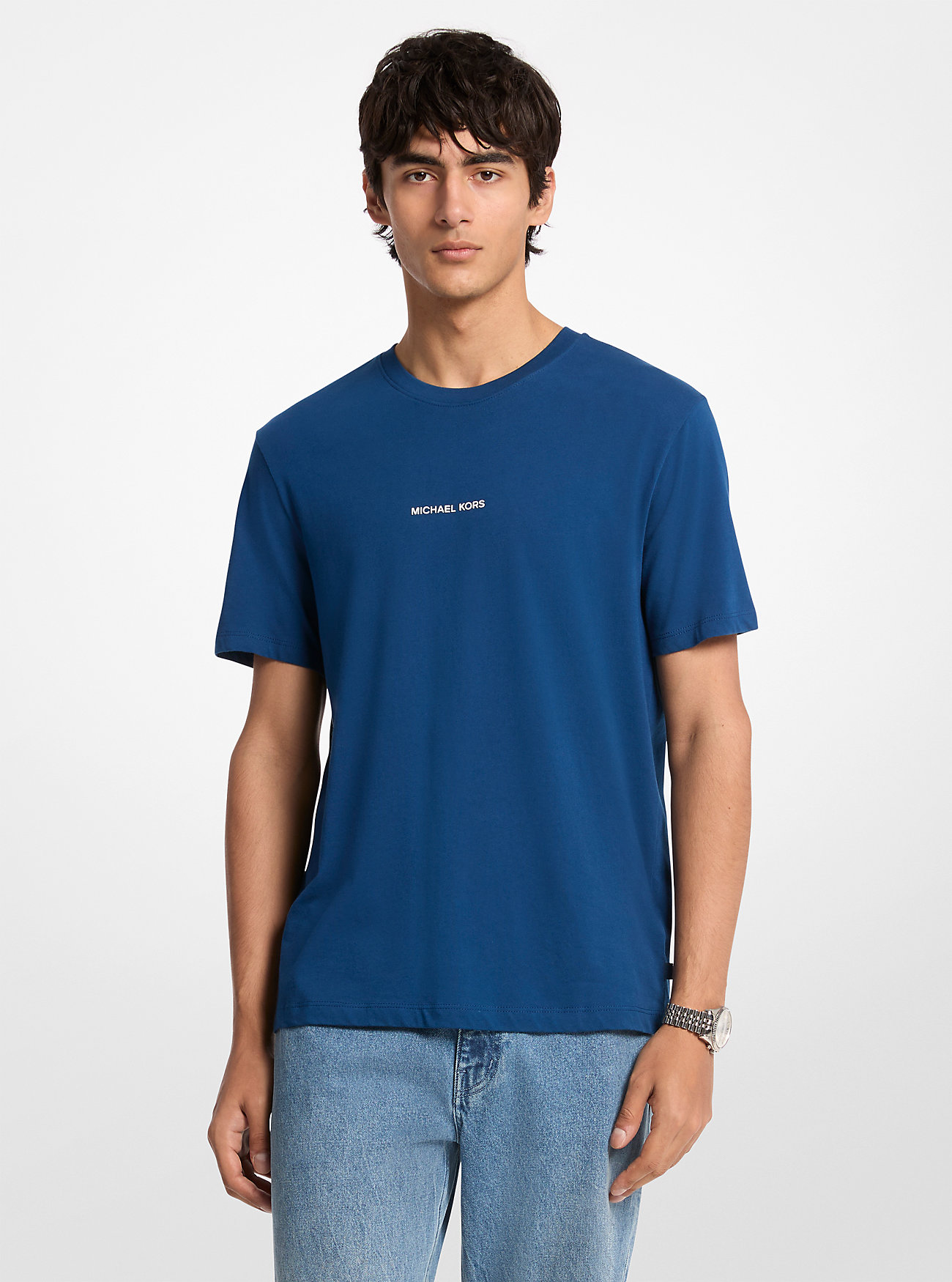 MK Graphic Logo Cotton T-Shirt -