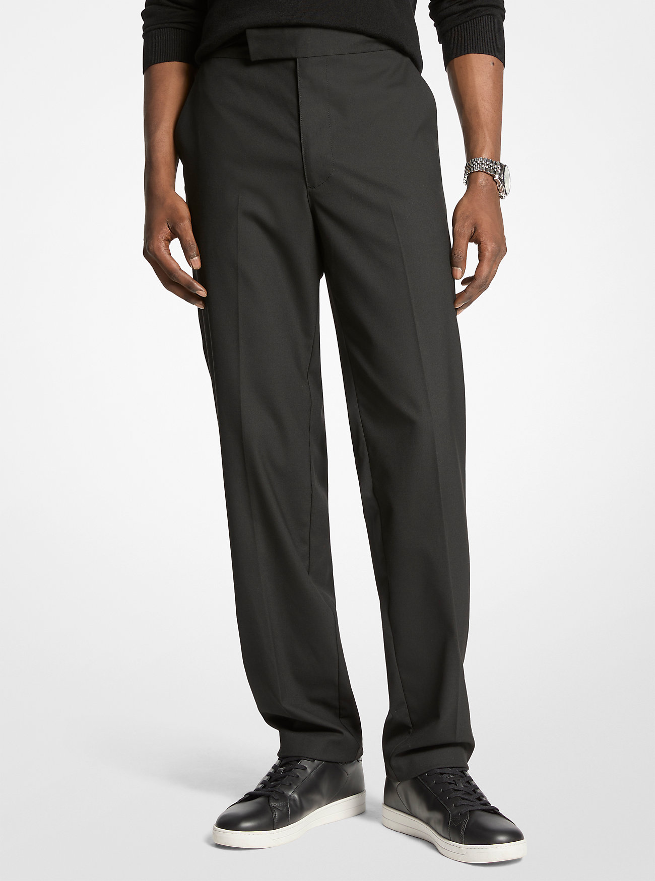 MK Pleated Tech Trousers -