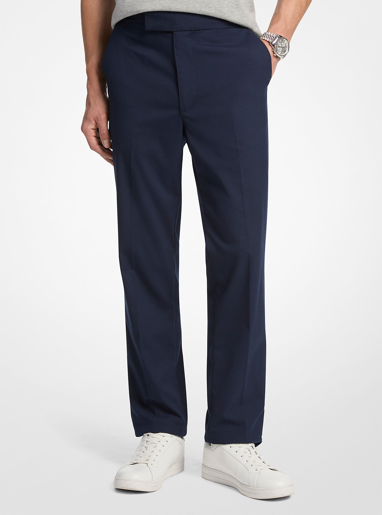 MK Pleated Tech Trousers -