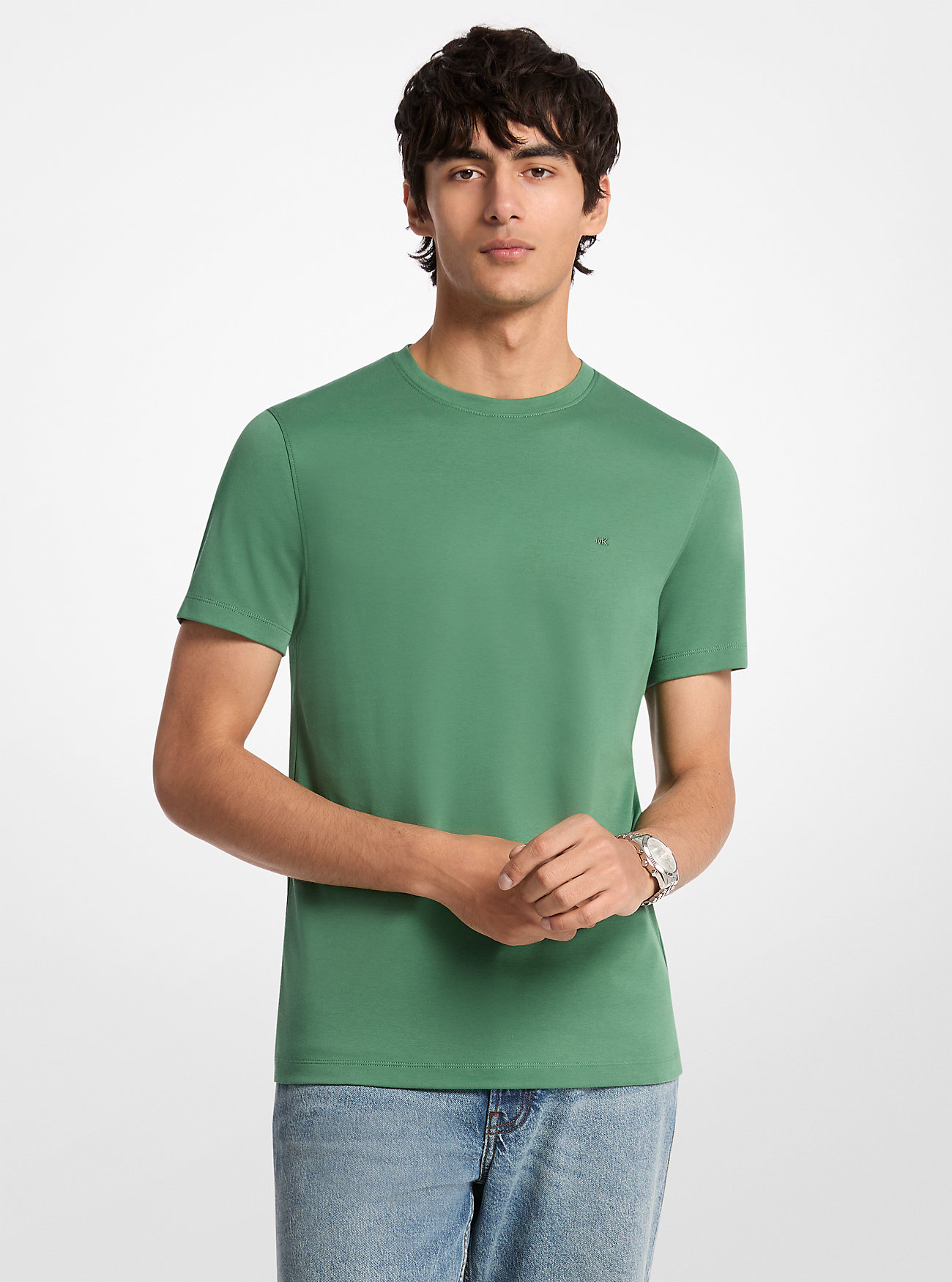 MK Cotton T-Shirt - Green