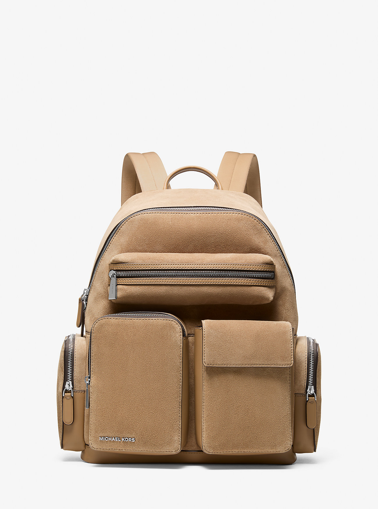 MK Dakota Suede Cargo Backpack -