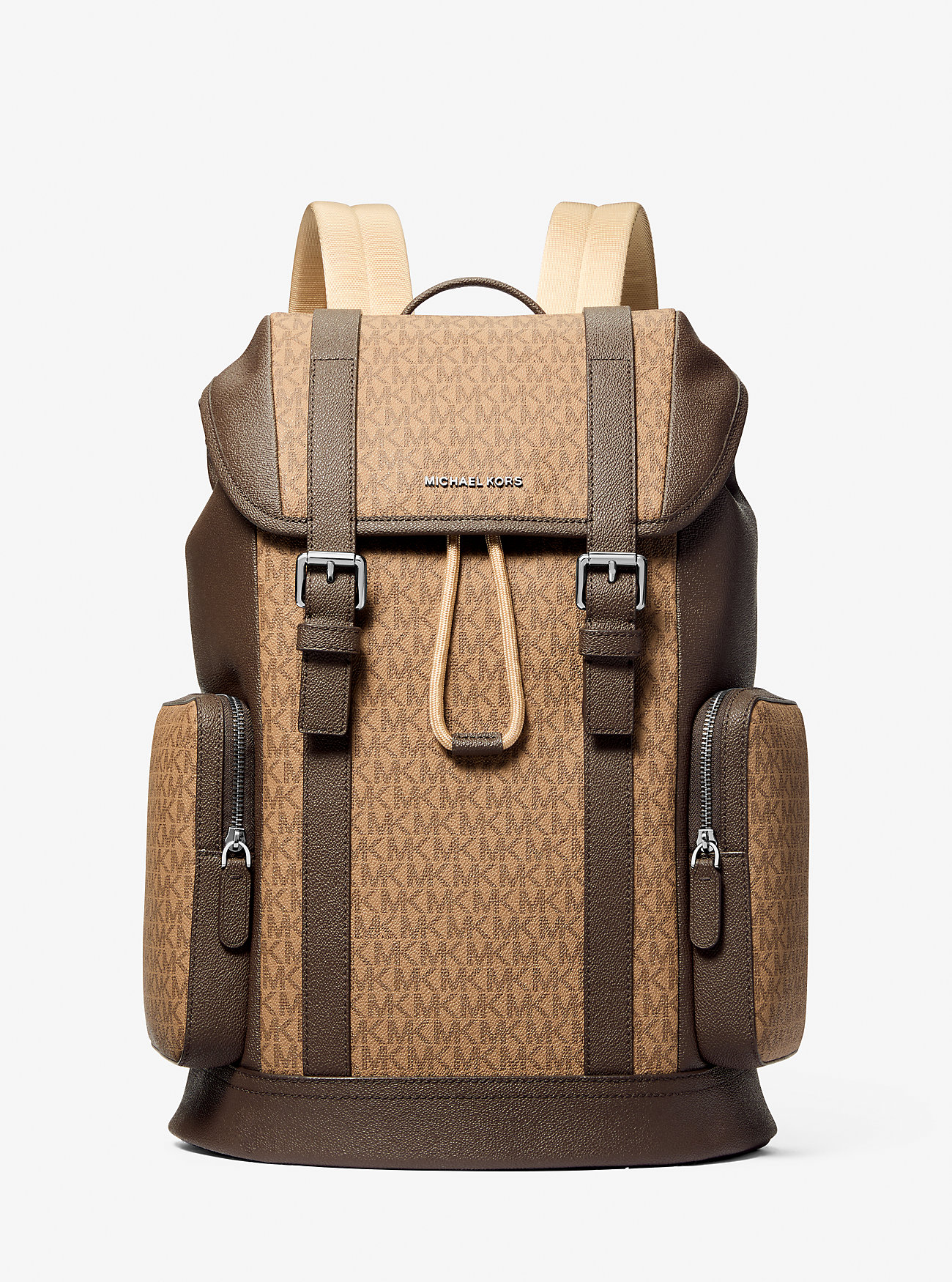 MK Hudson Signature Logo Backpack - by Michael Kors Mens