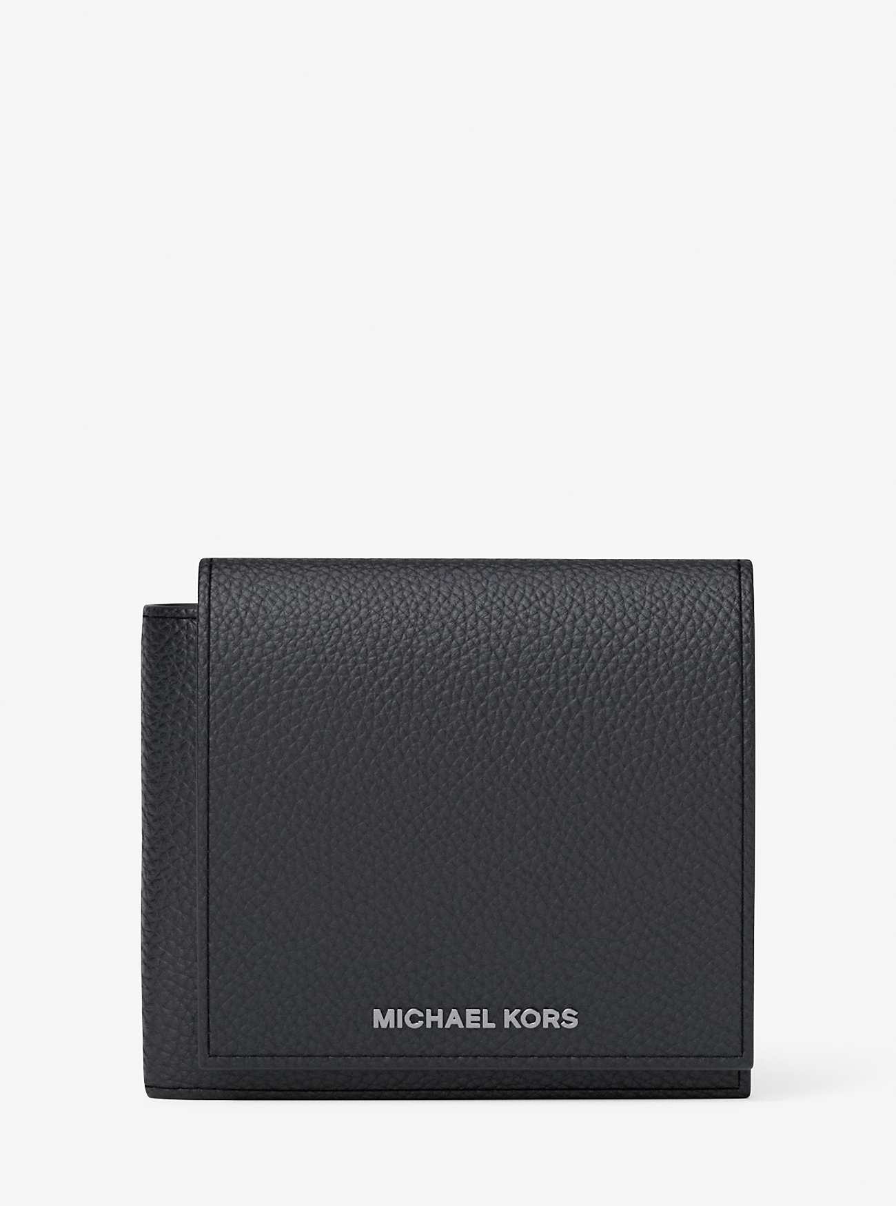 MK Hudson Pebbled Leather Wallet -