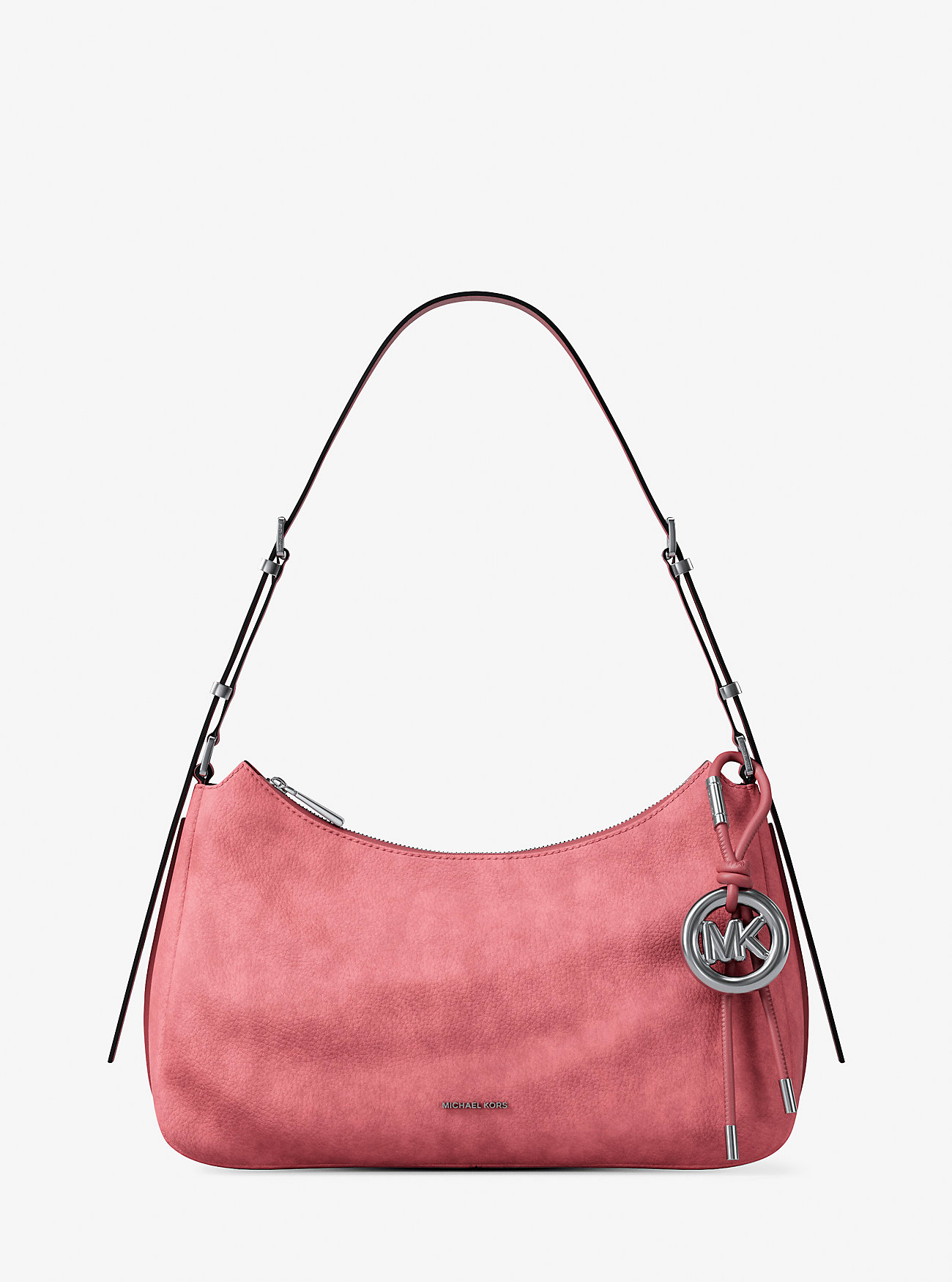 MK Nolita Medium Nubuck Shoulder Bag - Pink