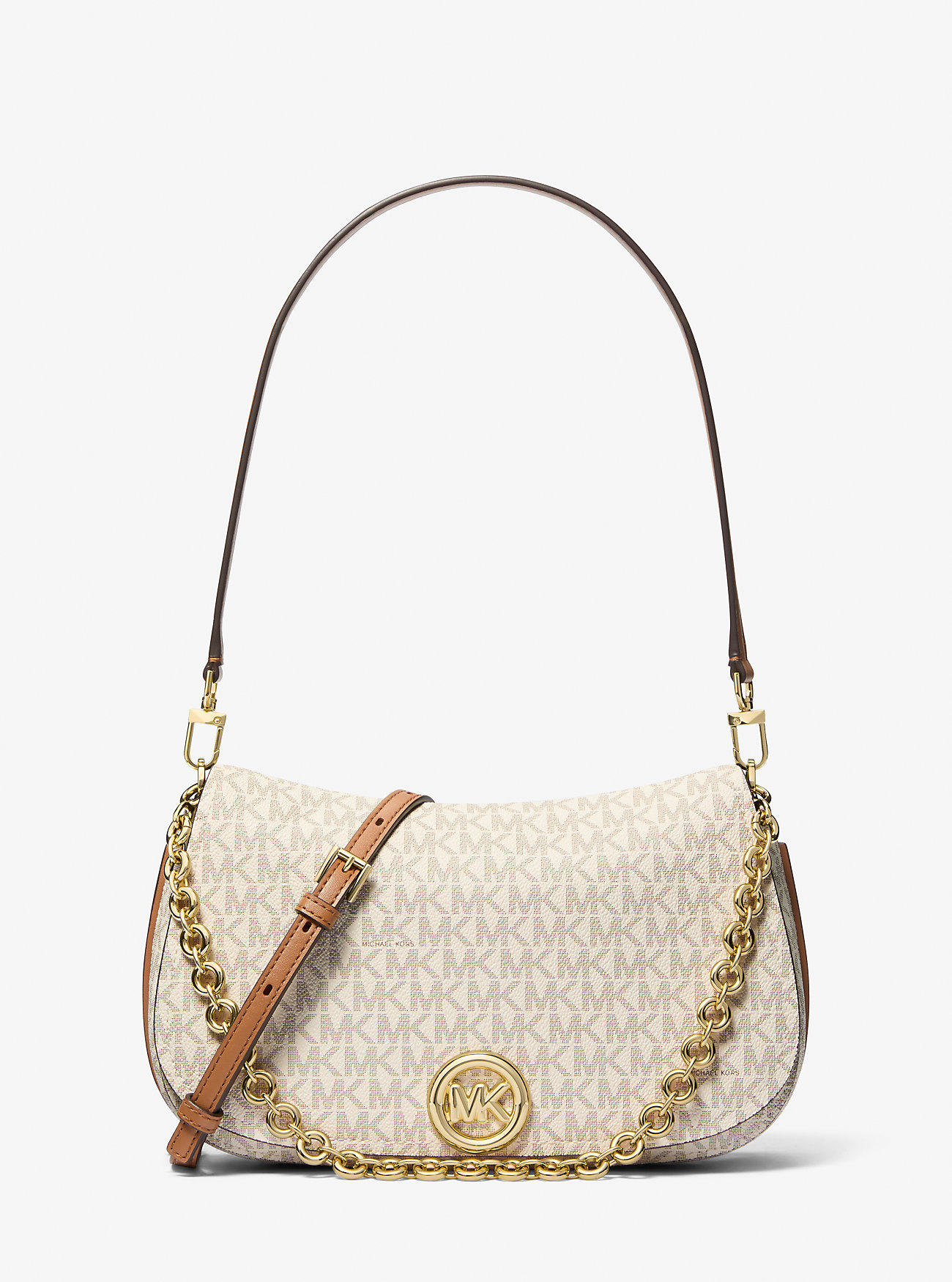 MK Nolita Medium Signature Logo Convertible Shoulder Bag -