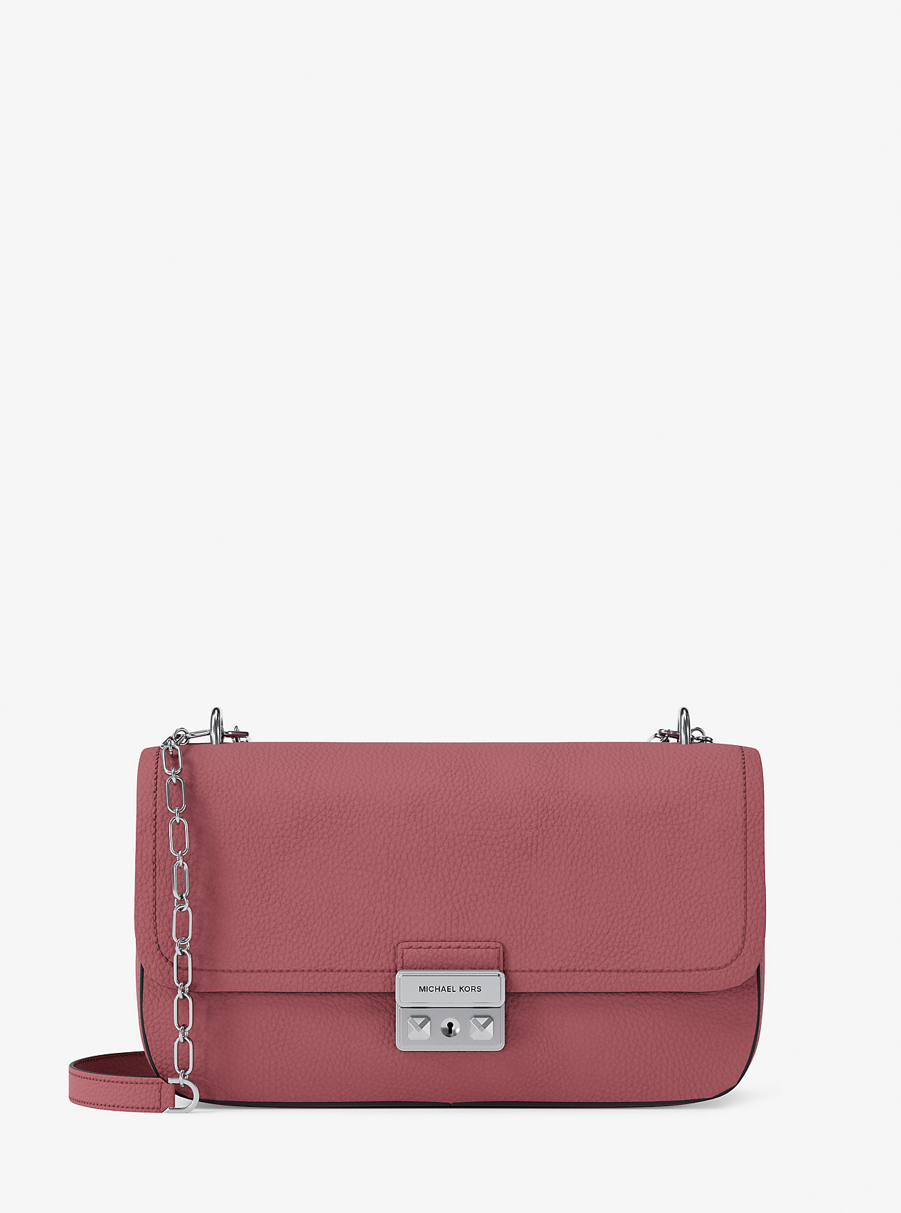 MK Tribeca Large Pebbled Leather Shoulder Bag - by MICHAEL Michael Kors