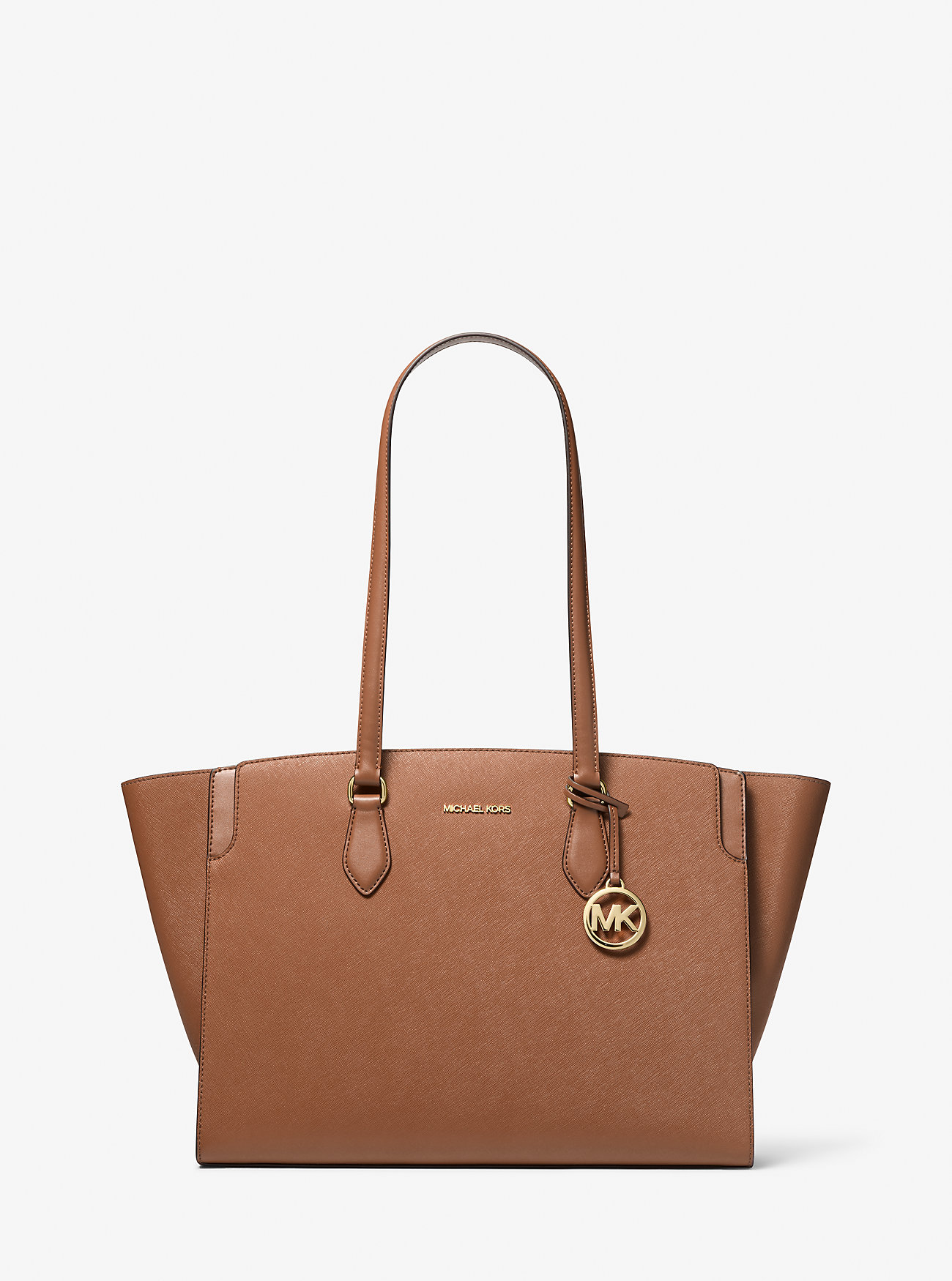 MK Becca Large Saffiano Leather Tote Bag -