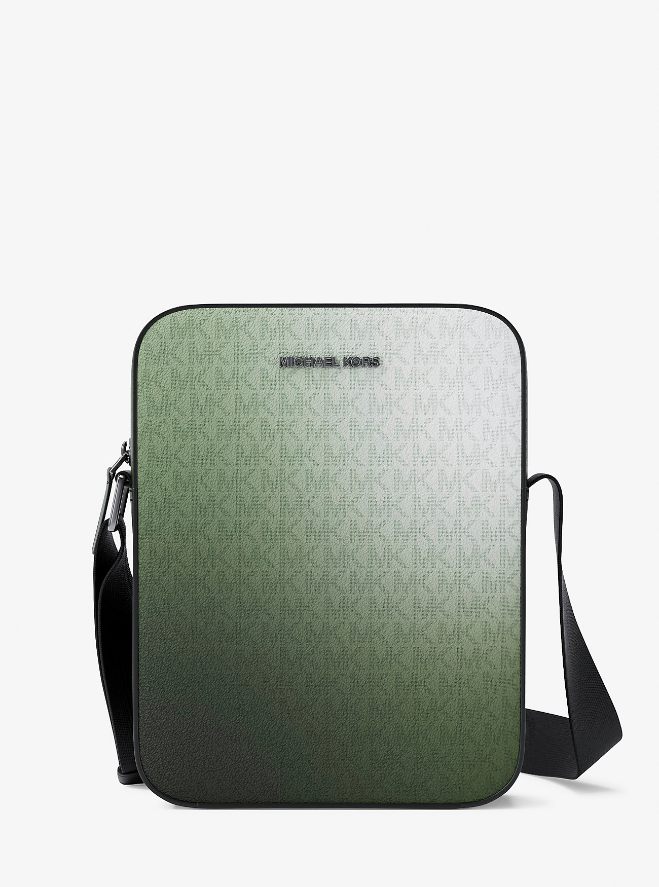 MK Cooper Small Ombré Signature Logo Reporter Bag - by Michael Kors Outlet