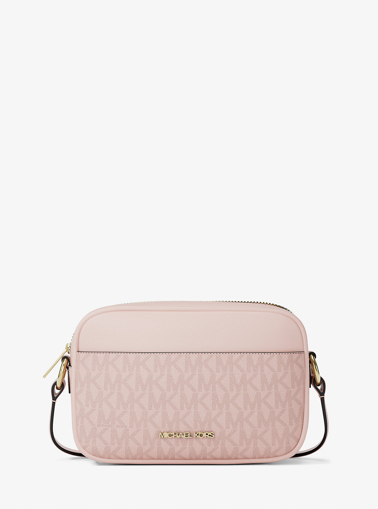 MK Jet Set Small Signature Logo Camera Crossbody Bag -