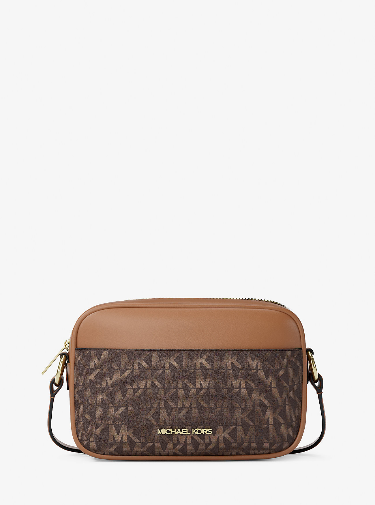 MK Jet Set Small Signature Logo Camera Crossbody Bag -