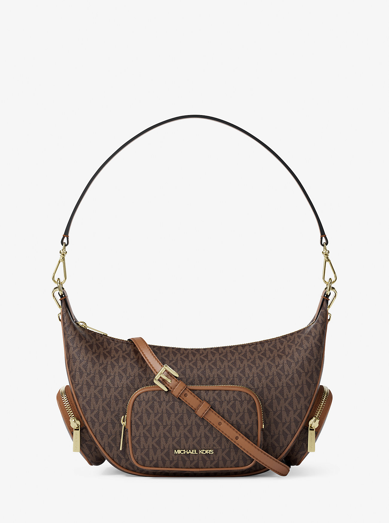 MK Merritt Medium Signature Logo Convertible Shoulder Bag -