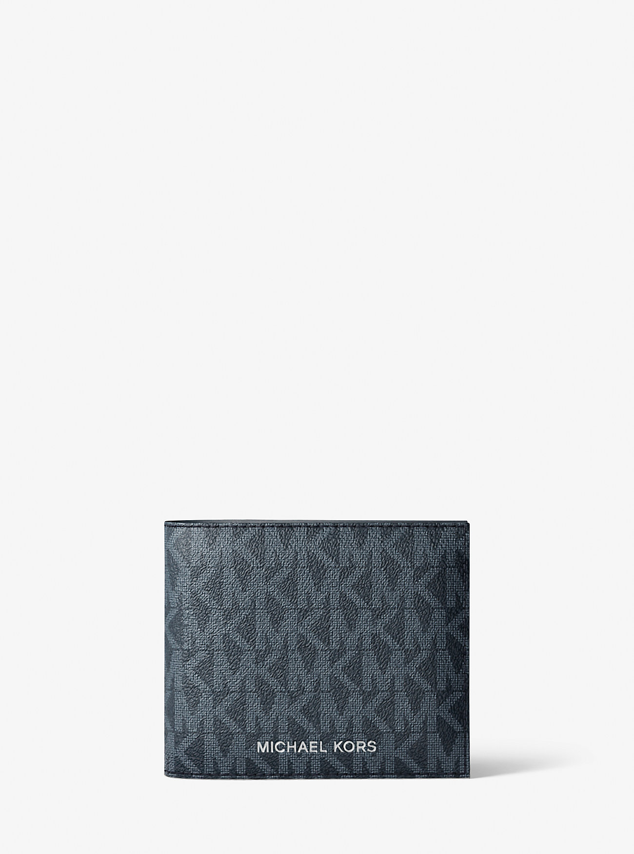 MK Greyson Logo Billfold Wallet With Coin Pocket -