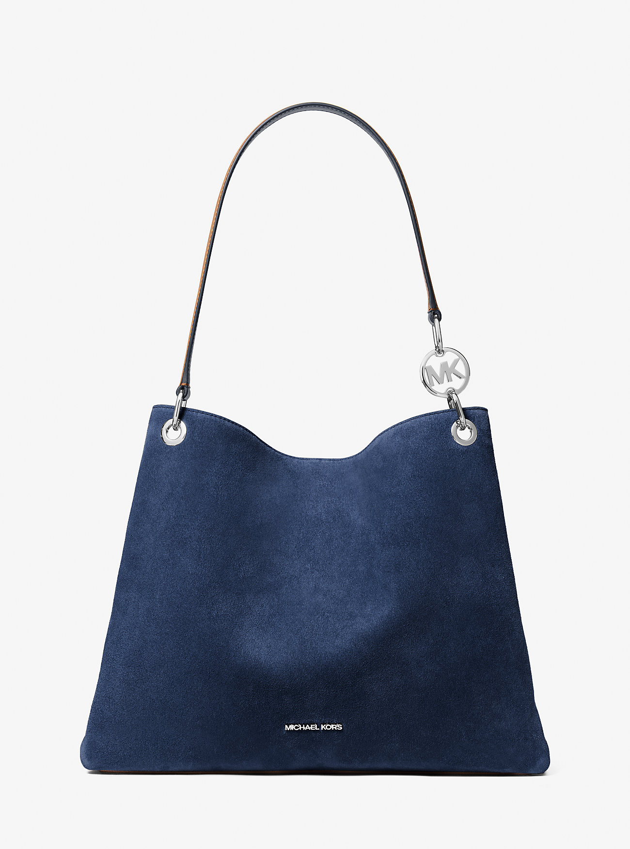 MK Christina Large Suede Shoulder Bag -