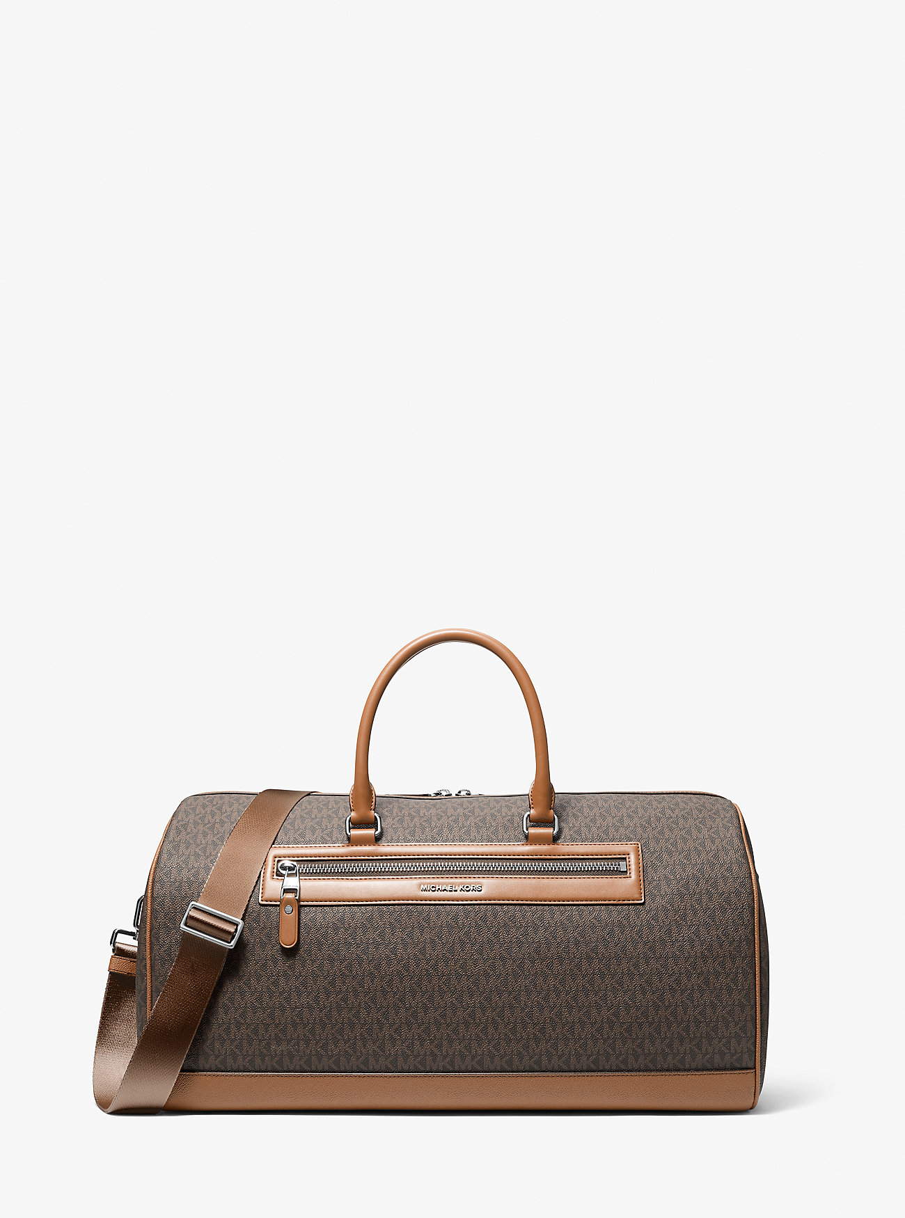 MK Jet Set Signature Logo Weekender Bag -