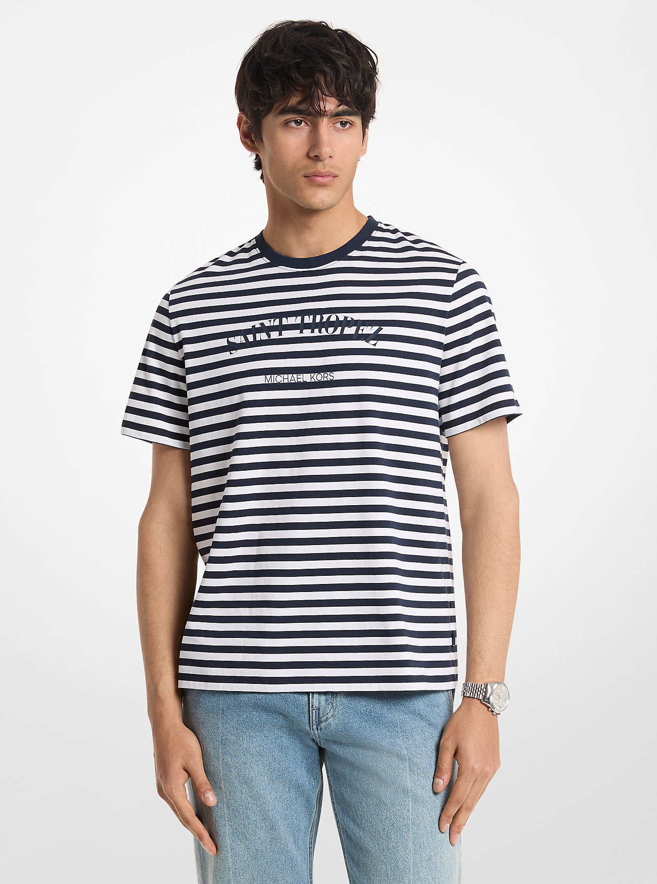MK Provence Striped Cotton Jersey T-Shirt -