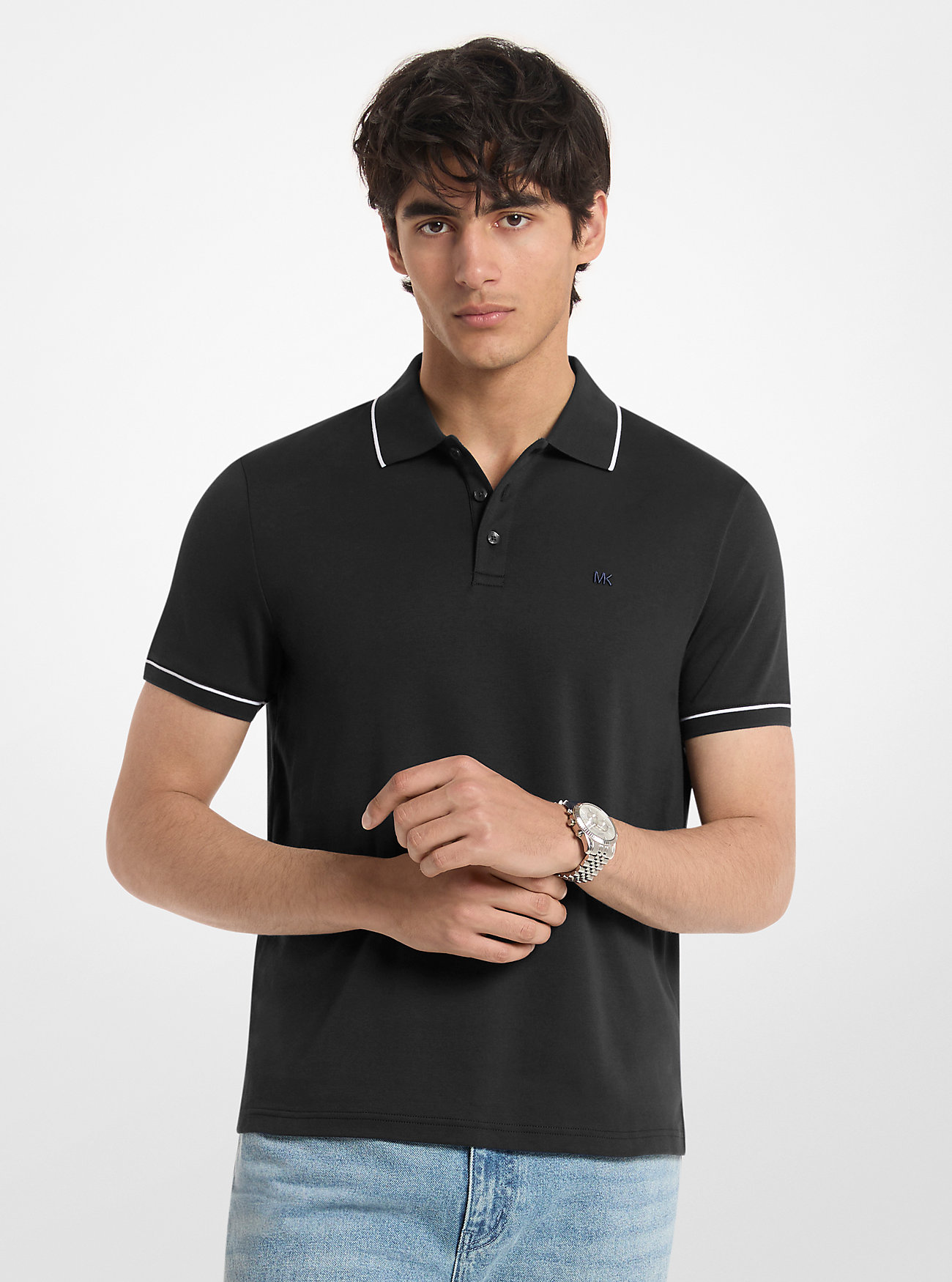 MK Cotton Polo Shirt -