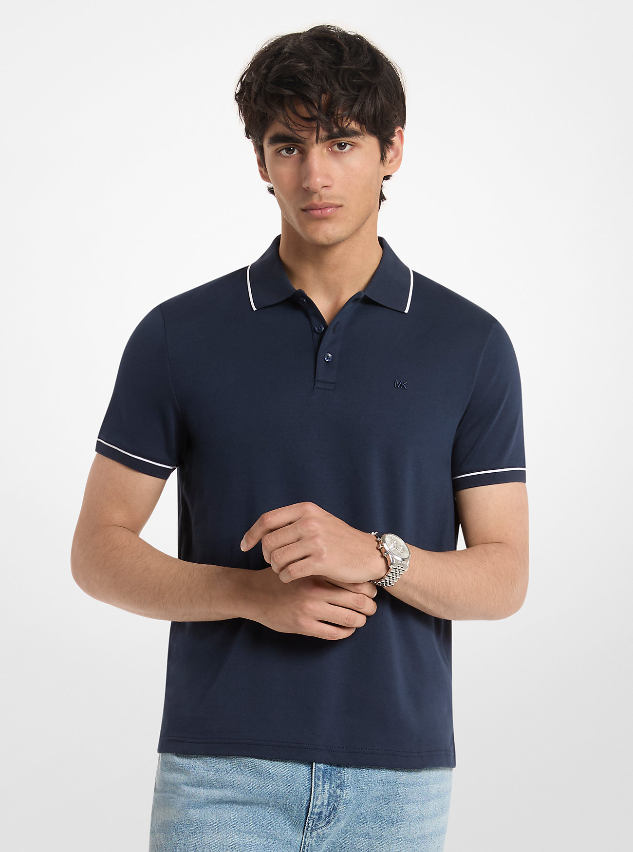 MK Cotton Polo Shirt -