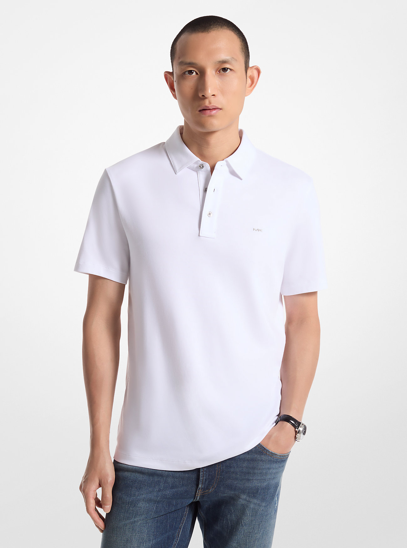 MK Cotton Polo Shirt -
