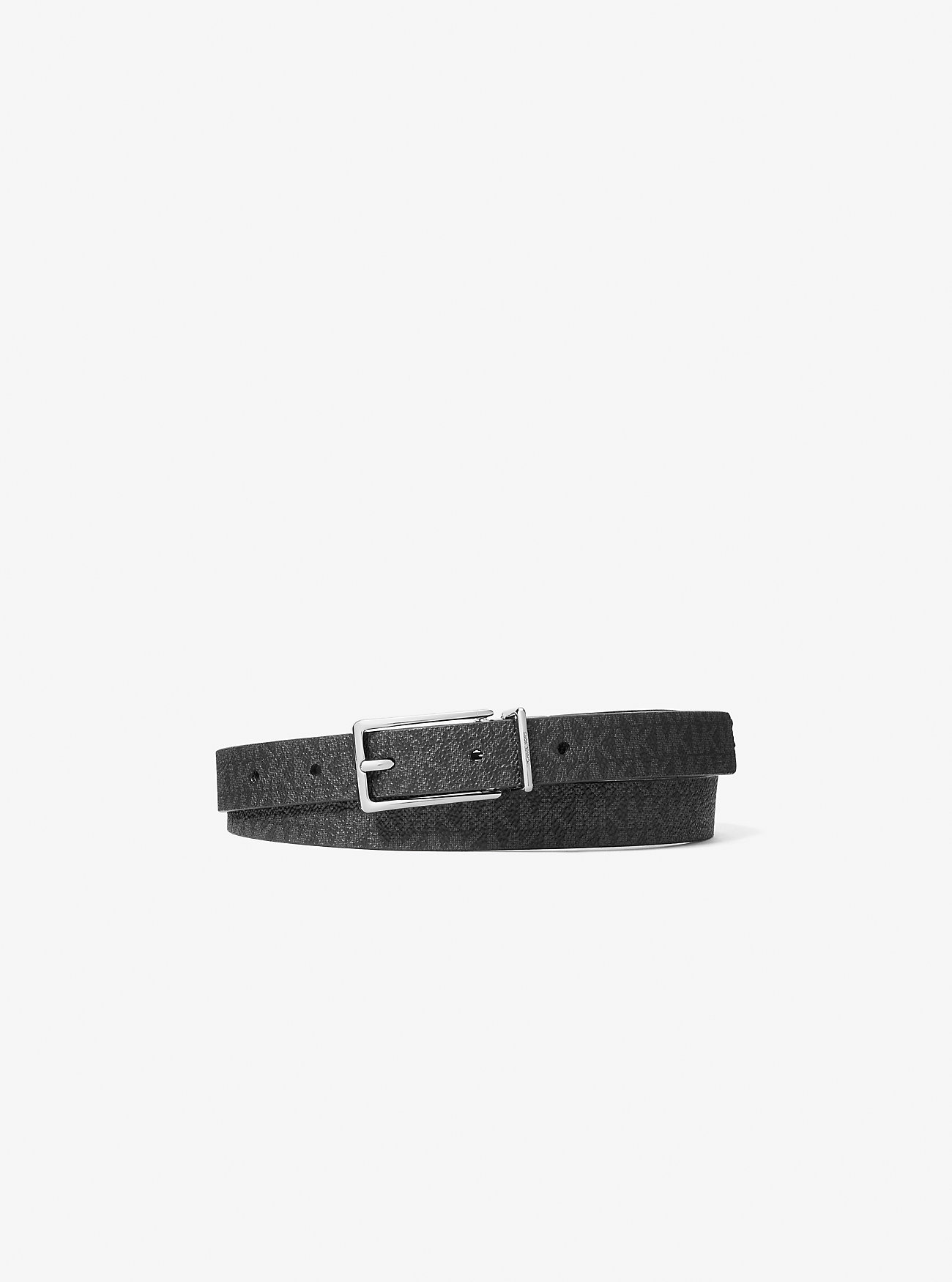 MK Reversible Signature Logo and Leather Belt -