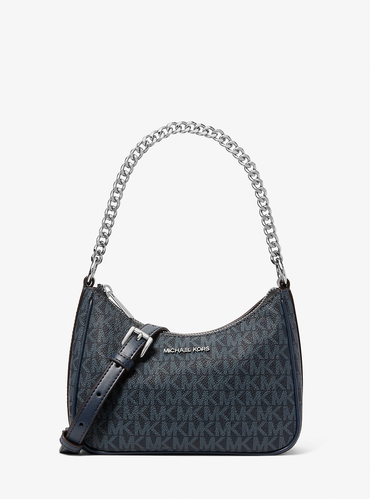 MK Jet Set Travel Signature Logo Convertible Crossbody Bag -