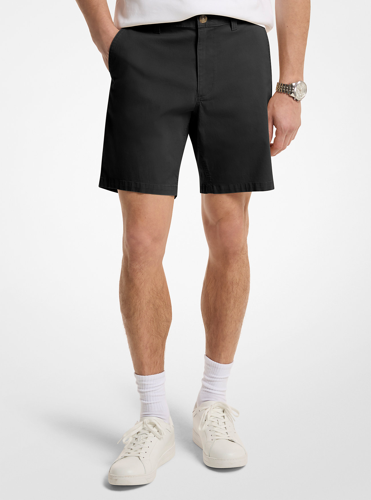 MK Stretch Cotton Shorts -