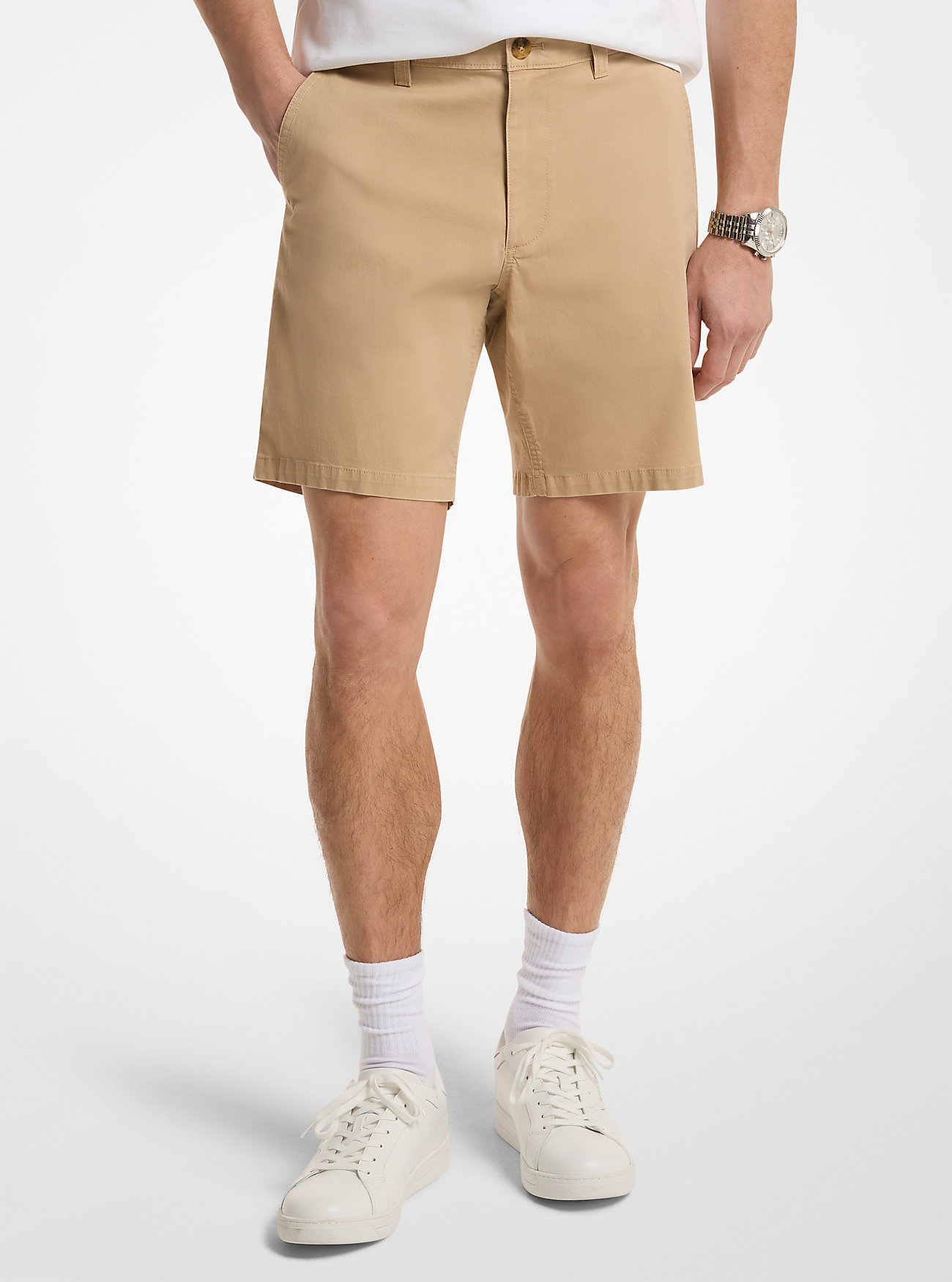 MK Stretch Cotton Shorts -