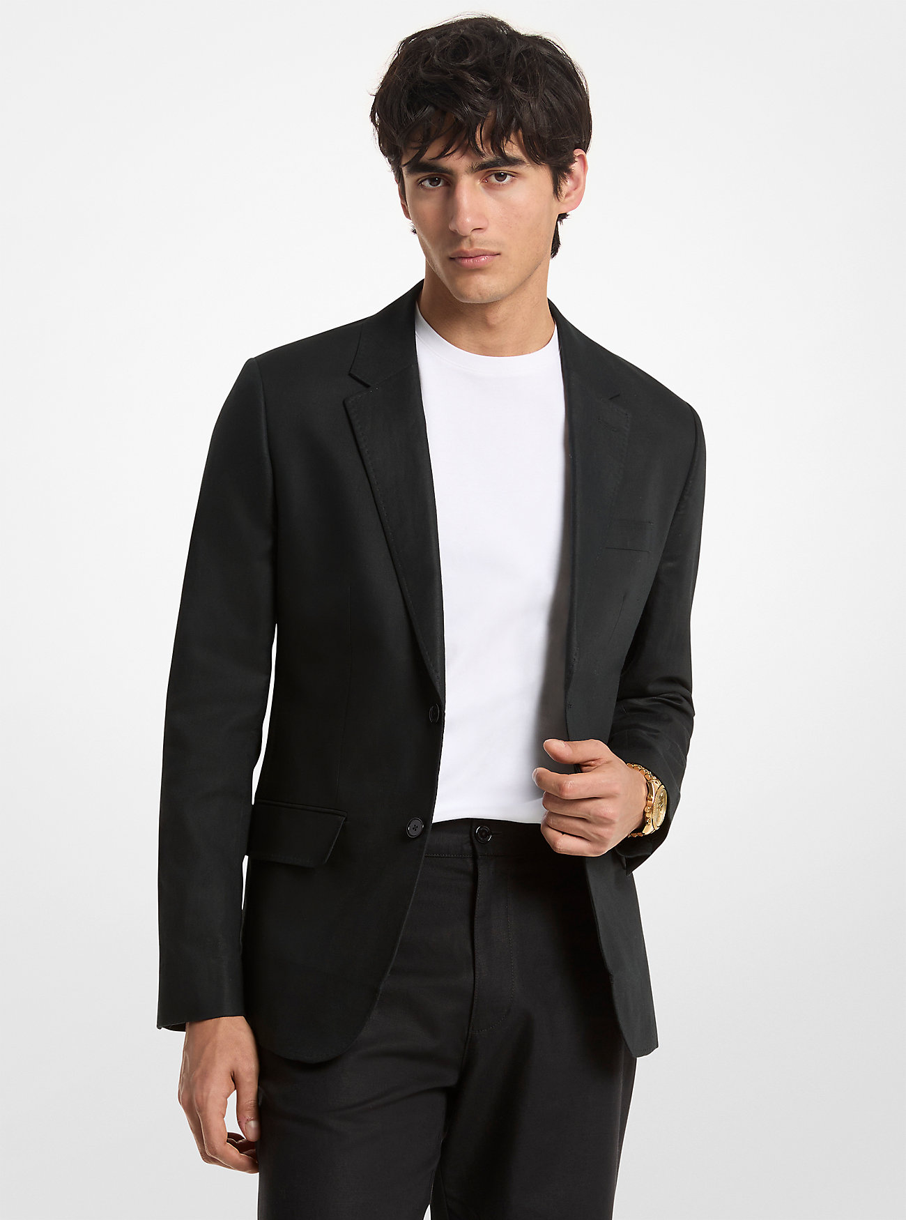MK Linen And Cotton Blazer -