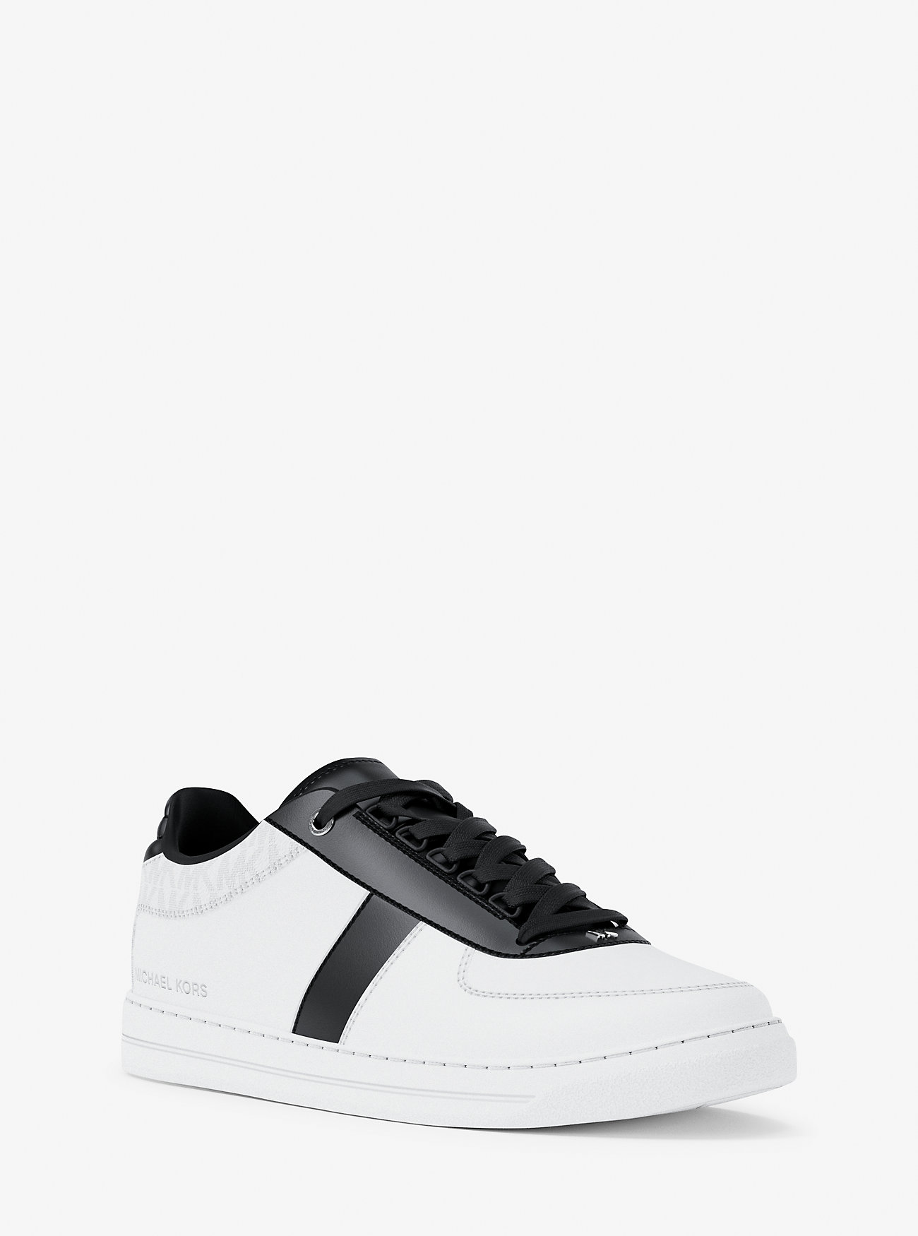 MK Brady Signature Logo and Leather Trainers -
