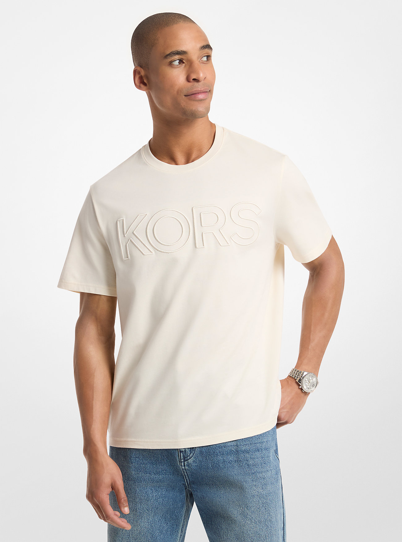 MK KORS Cotton Jersey T-Shirt -