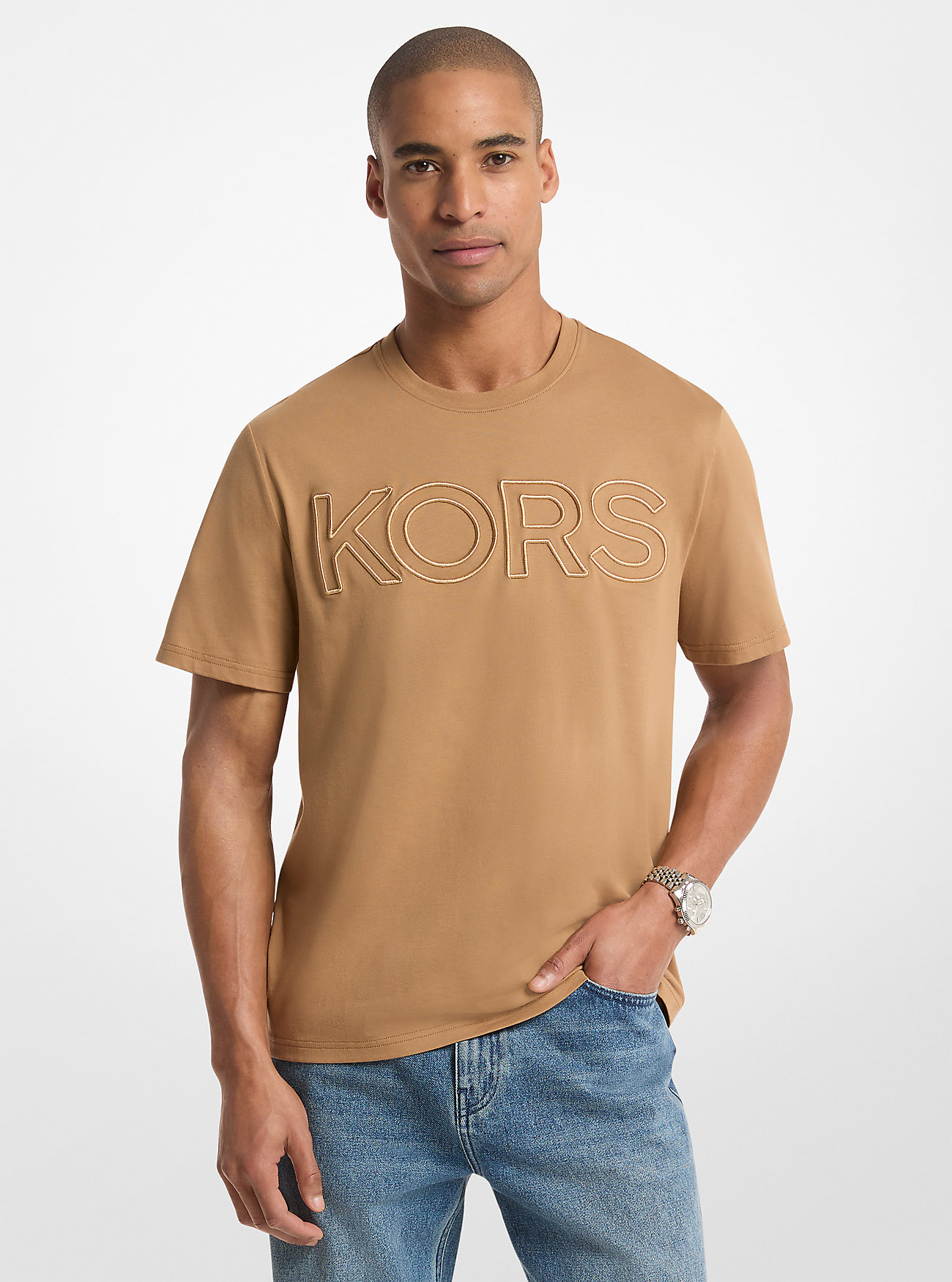 MK KORS Cotton Jersey T-Shirt -