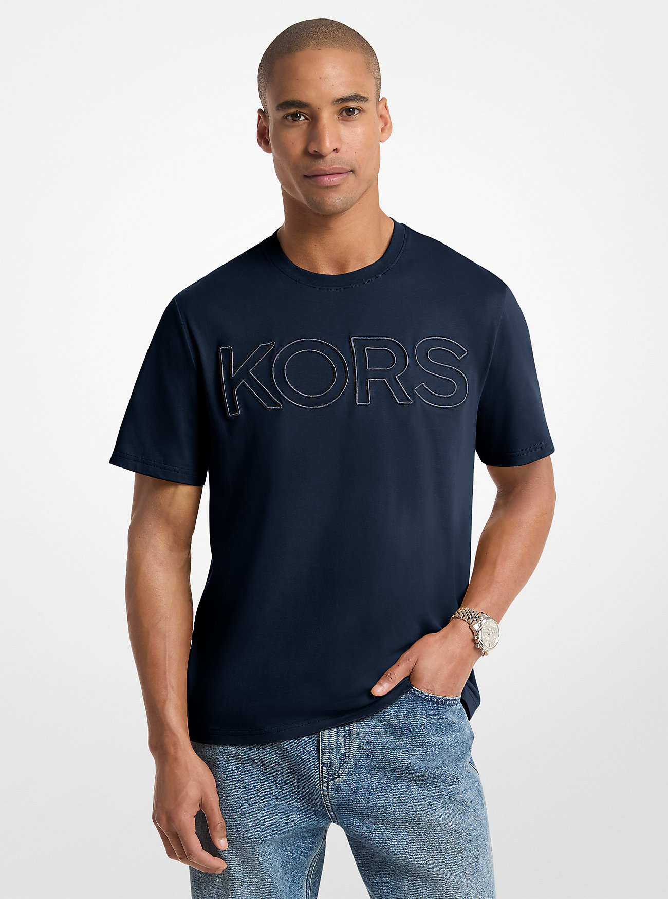 MK KORS Cotton Jersey T-Shirt -