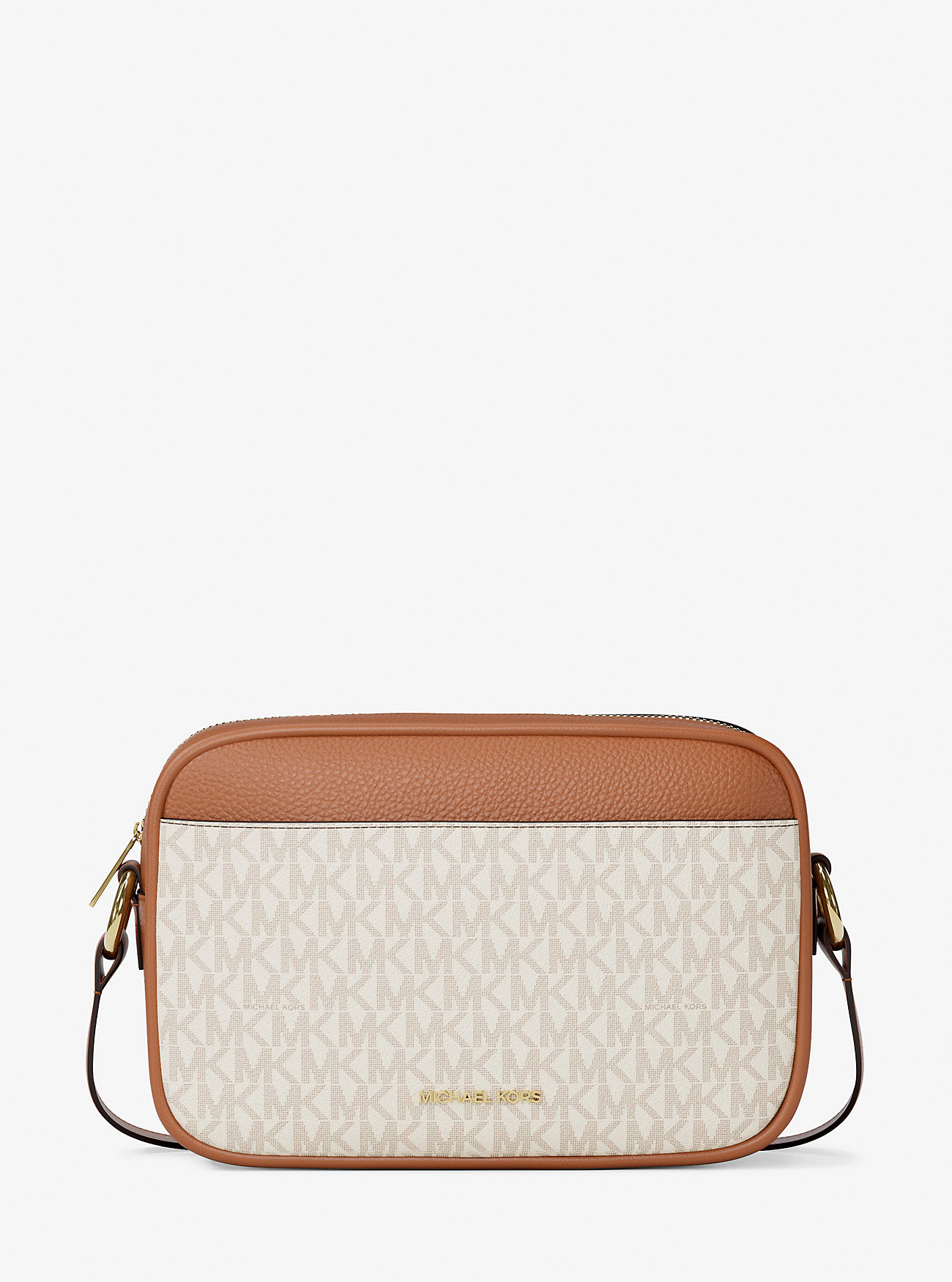 MK Jet Set Travel Large Signature logo Camera Crossbody Bag -