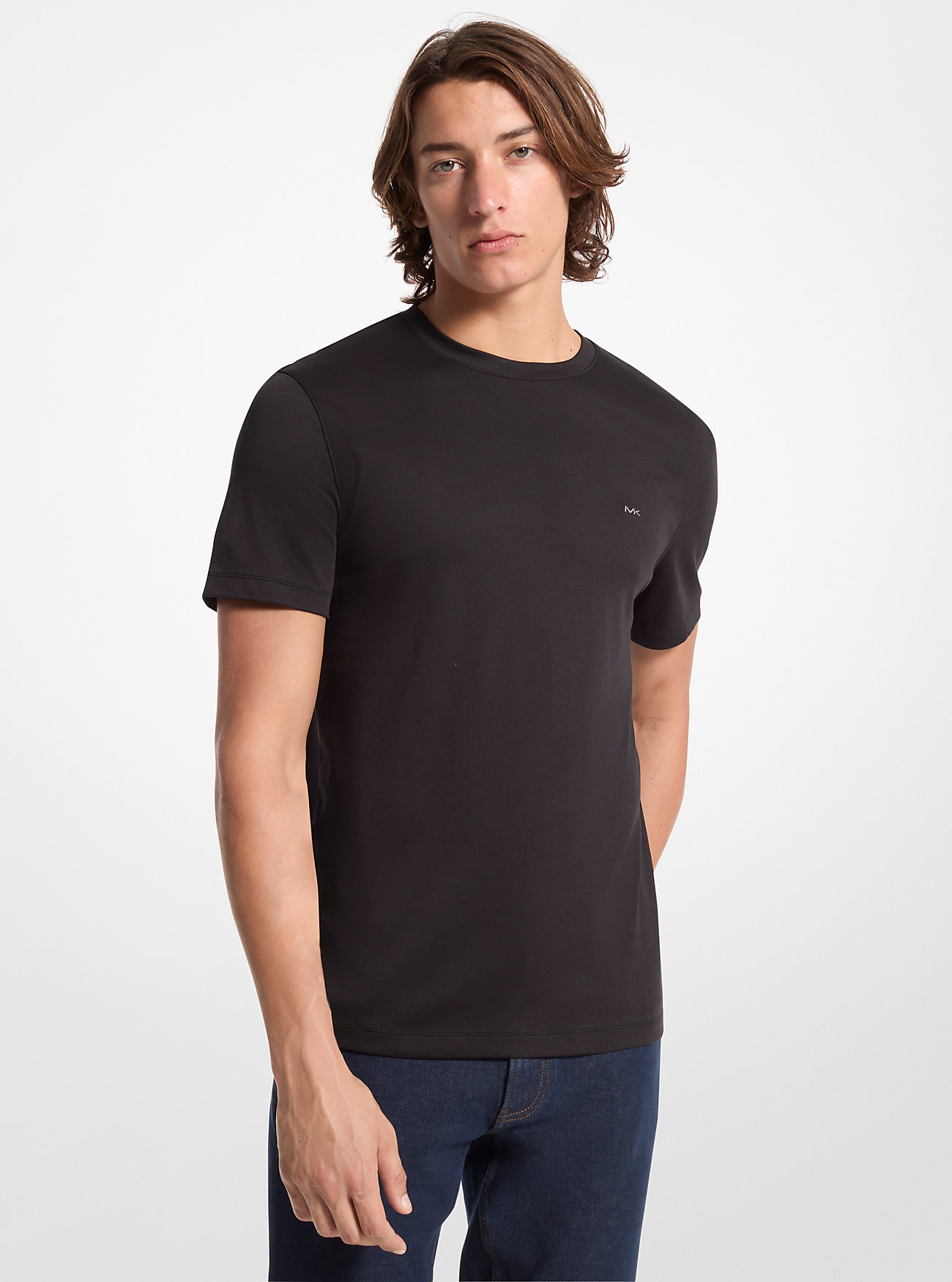 MK Cotton Crewneck T-Shirt -