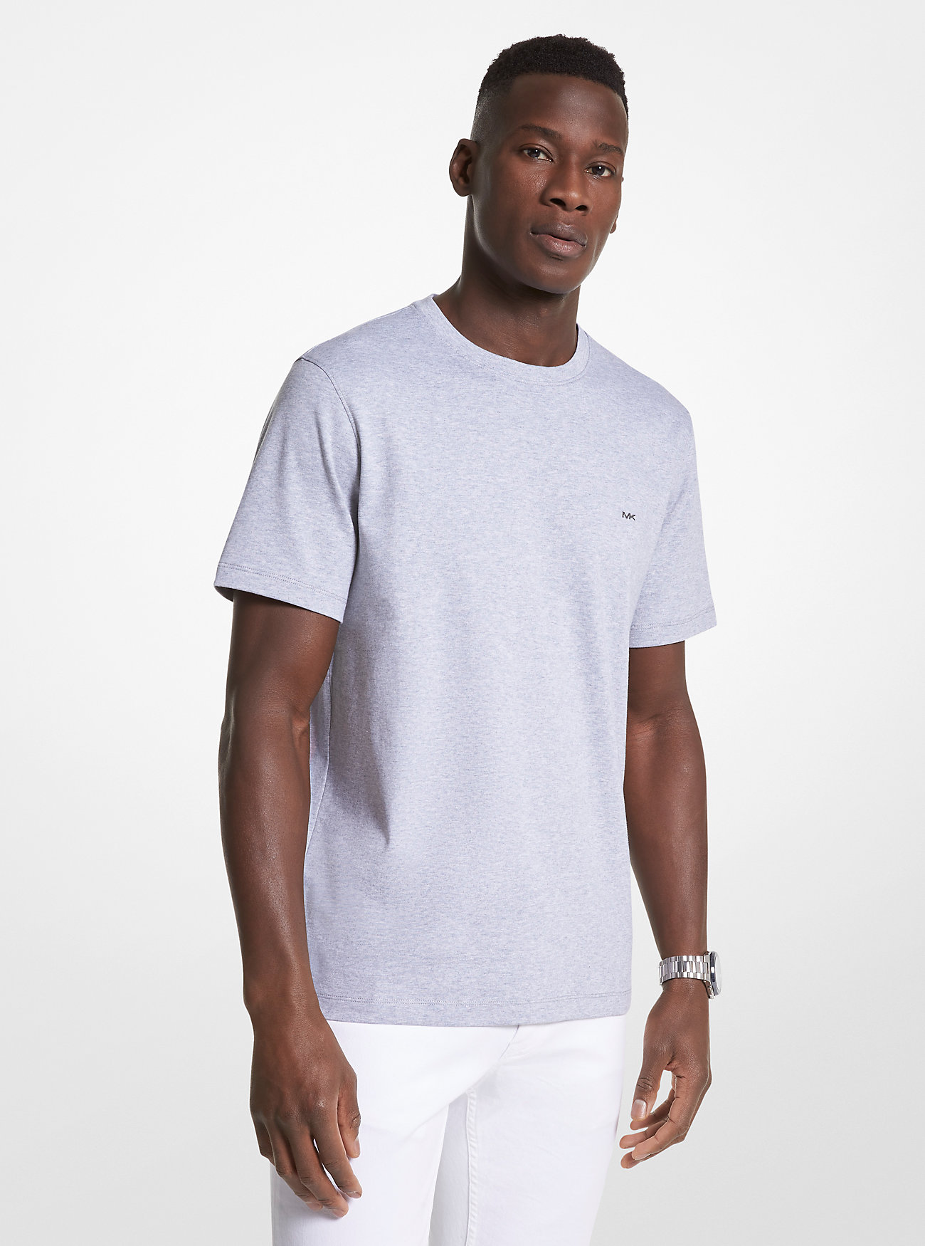 MK Cotton Crewneck T-Shirt -