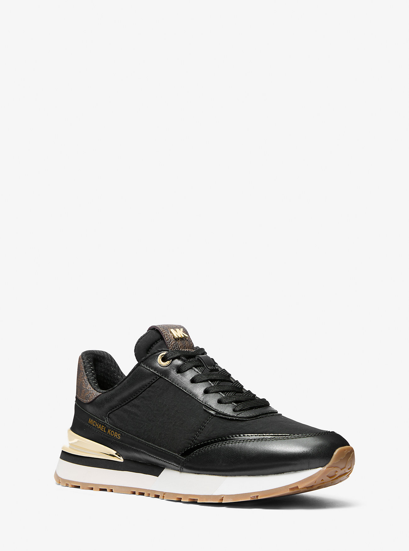 MK Nova Leather and Nylon Trainer -