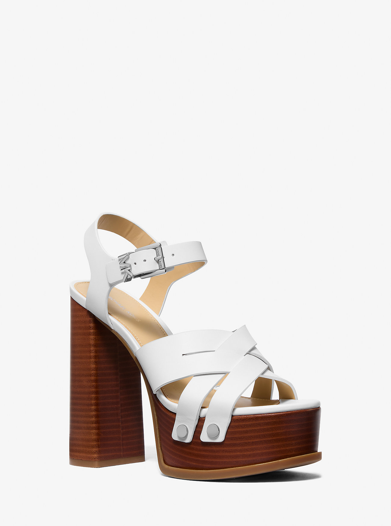 MK Nora Leather Platform Sandal -