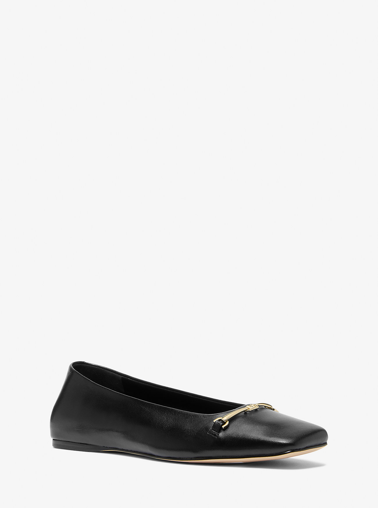 MK Lena Leather Ballet Flat -