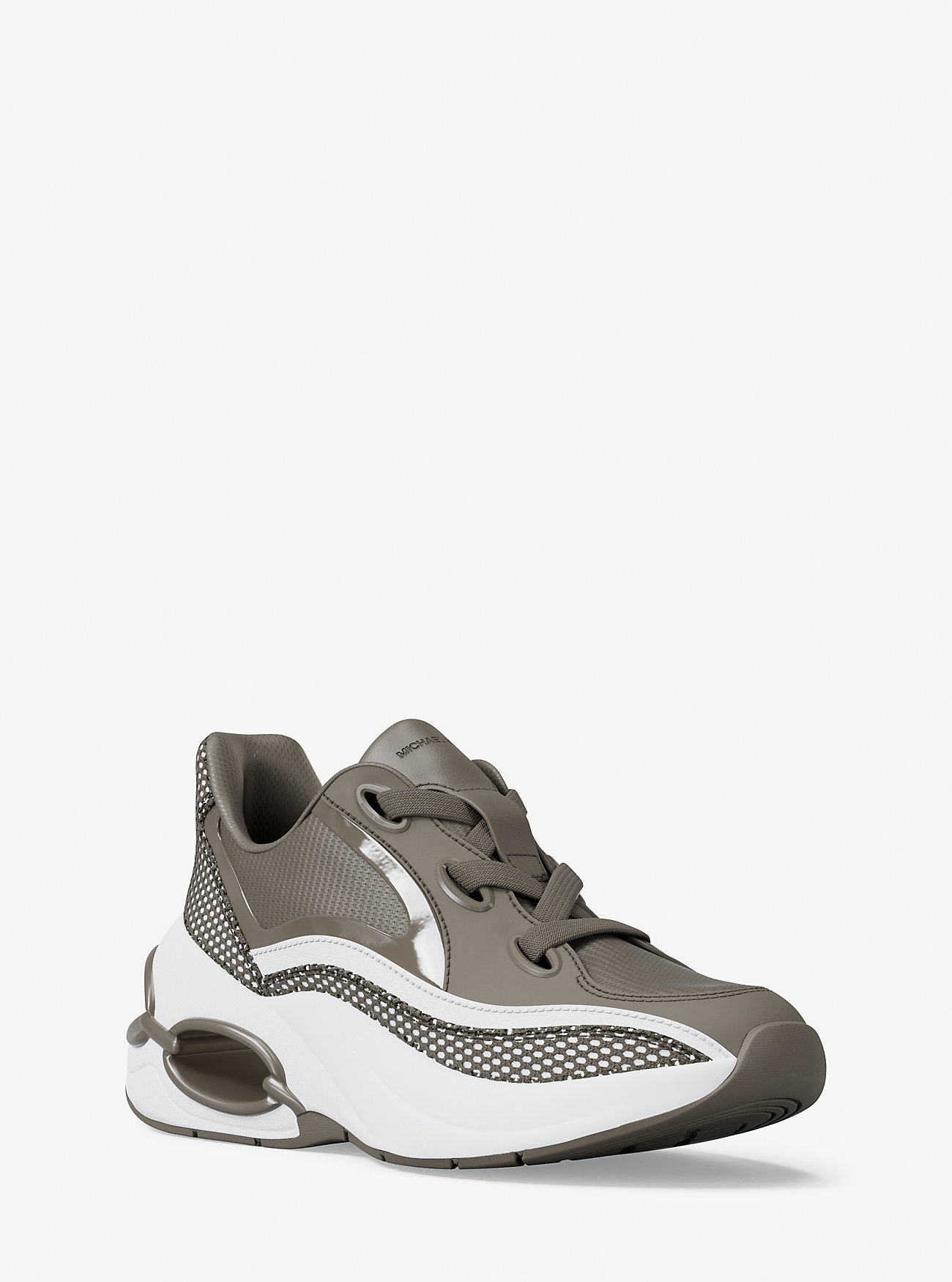 MK Toni Mixed-Media Trainers - by MICHAEL Michael Kors