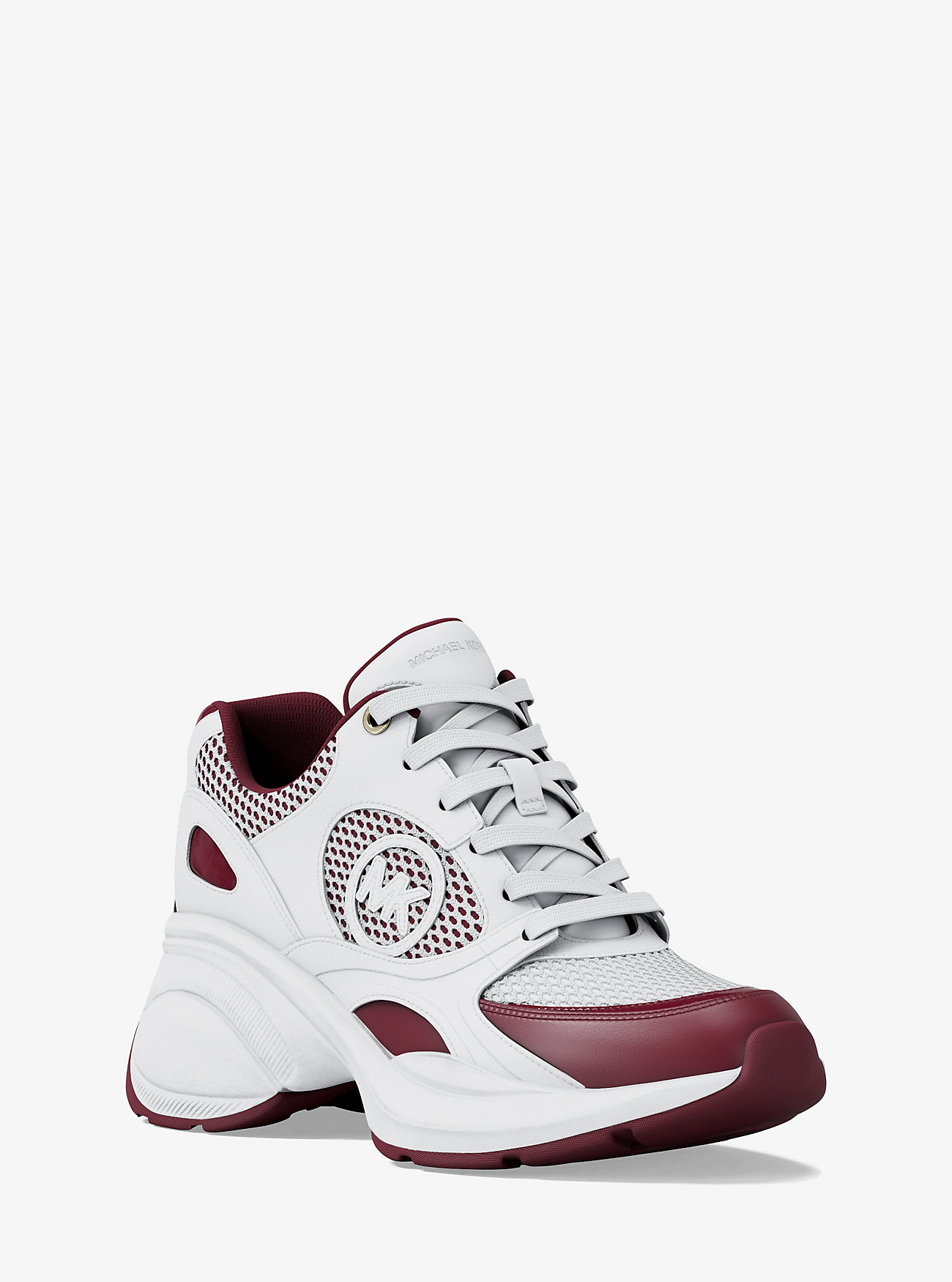 MK Zuma Leather and Mesh Trainer -